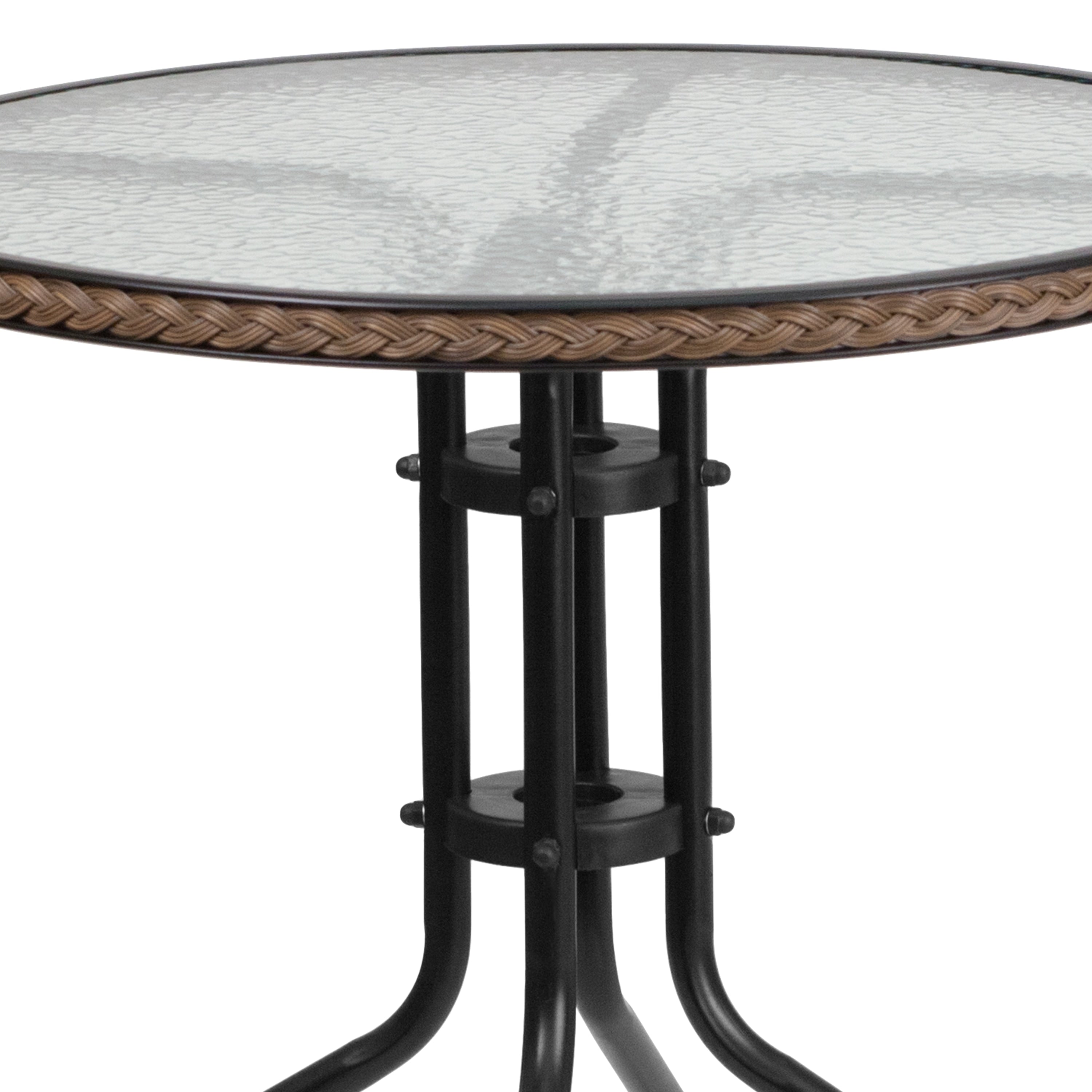 3-piece Outdoor Table/Chair Set - 28.75W x 28.75D x 28H