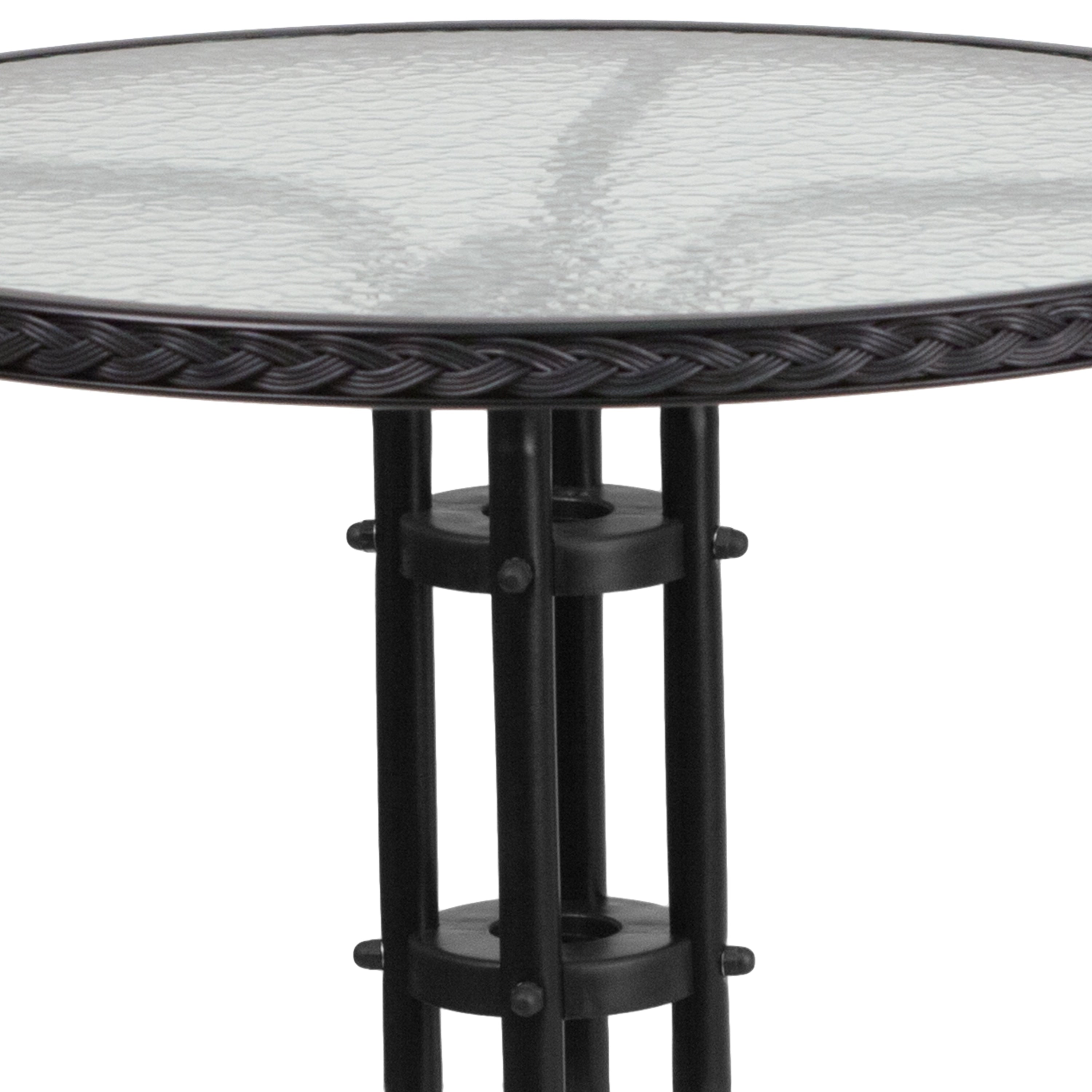 3-piece Outdoor Table/Chair Set - 28.75W x 28.75D x 28H