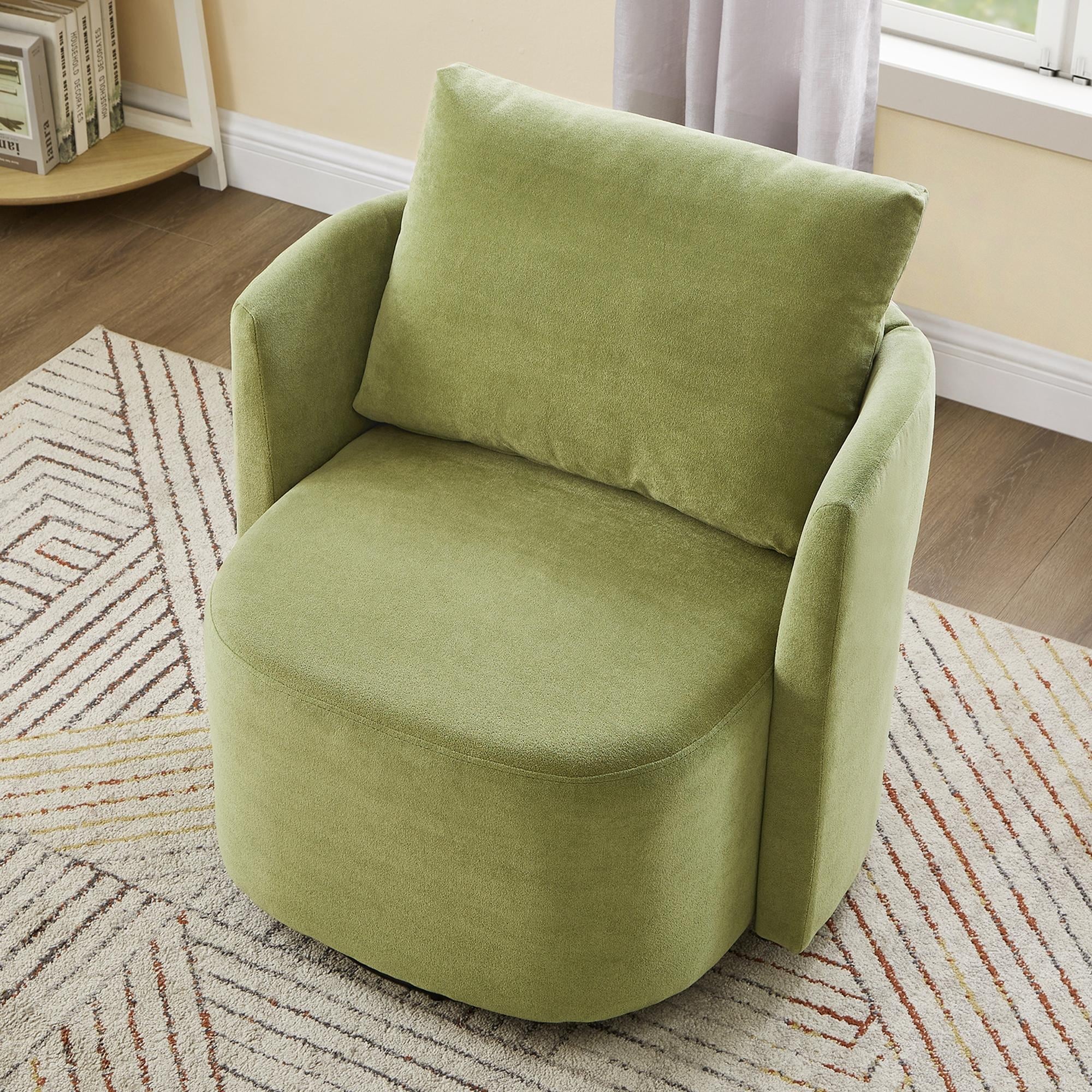 Fauteuil d'appoint en forme de tonneau de 29,9 pouces