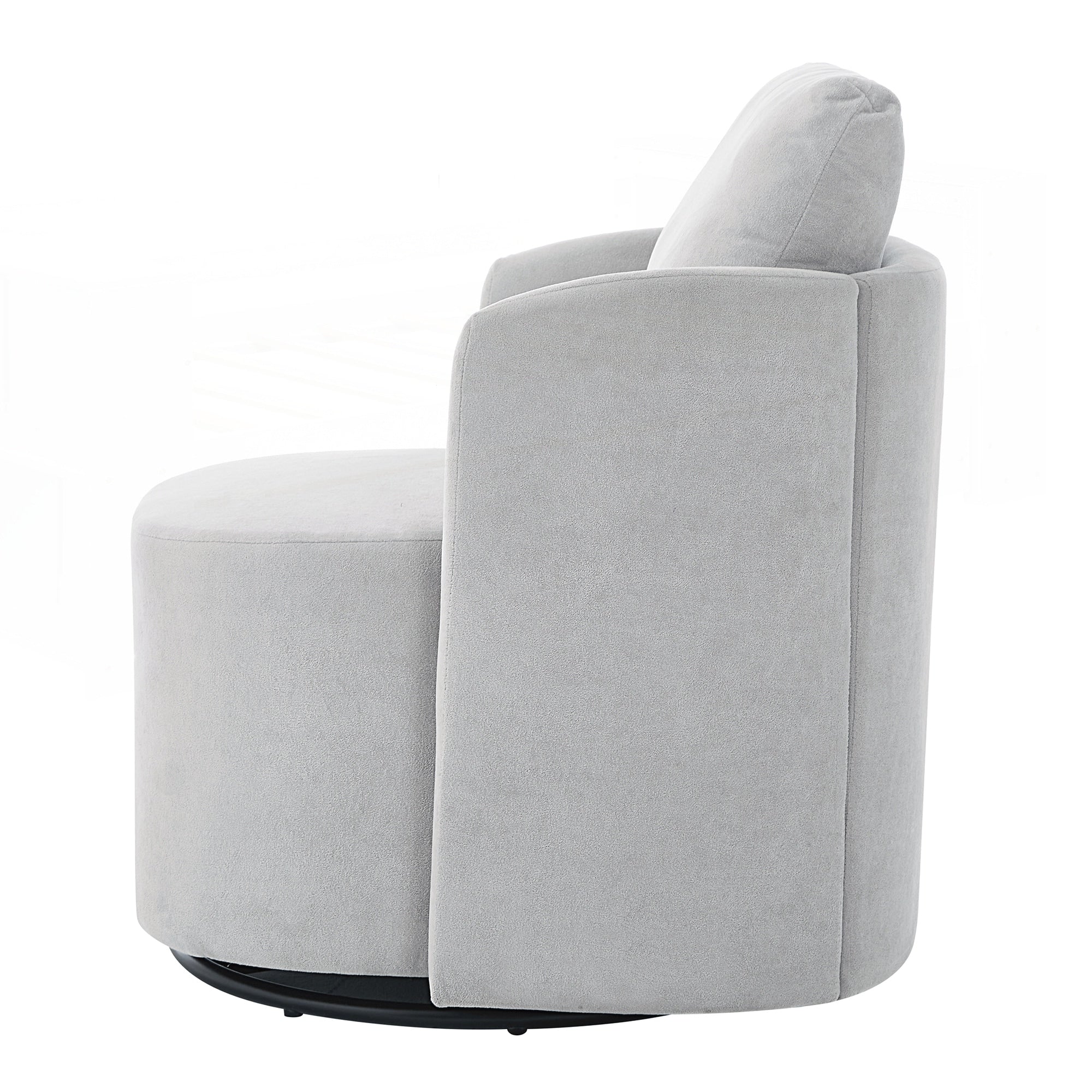 Fauteuil d'appoint en forme de tonneau de 29,9 pouces