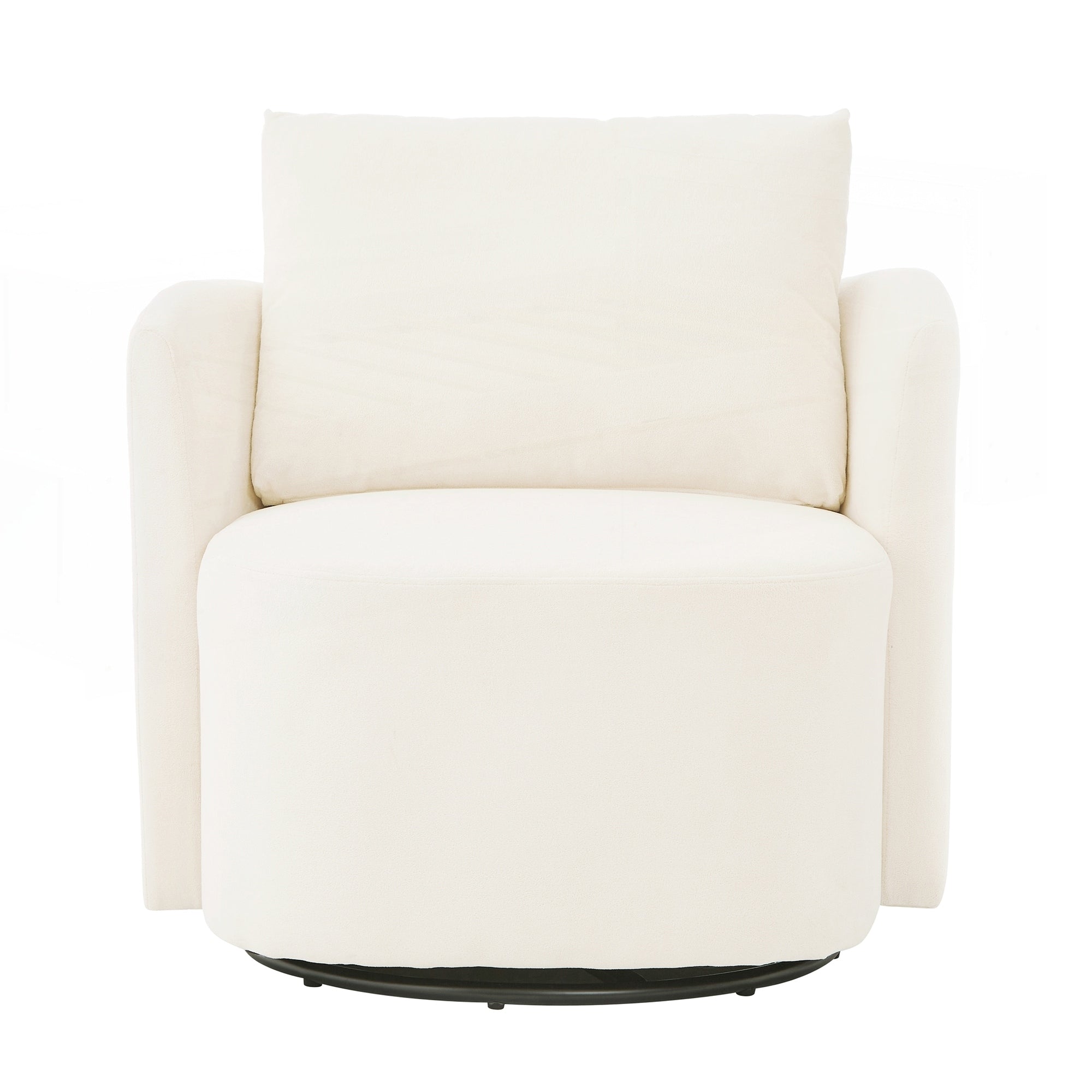 Fauteuil d'appoint en forme de tonneau de 29,9 pouces