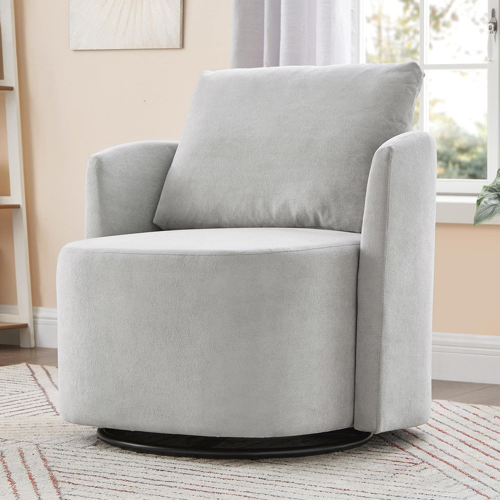 Fauteuil d'appoint en forme de tonneau de 29,9 pouces