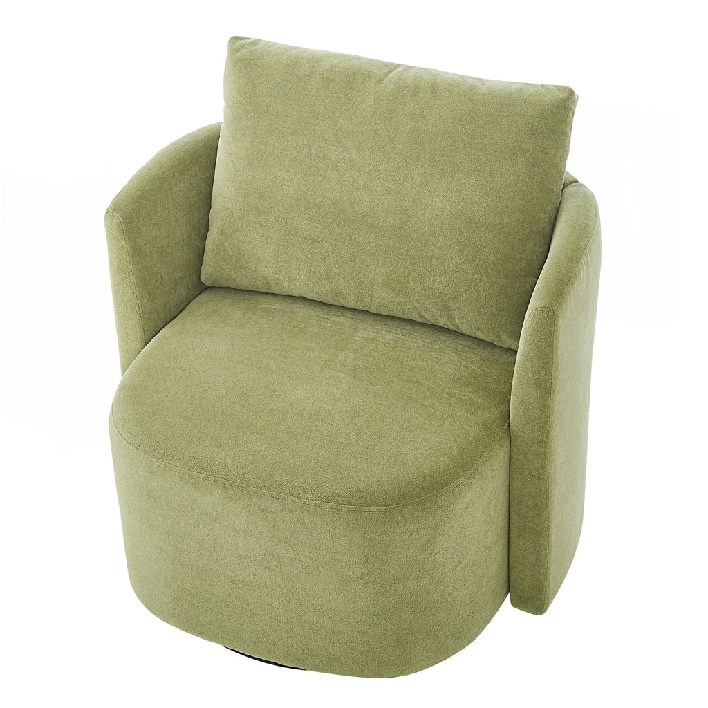 Fauteuil d'appoint en forme de tonneau de 29,9 pouces
