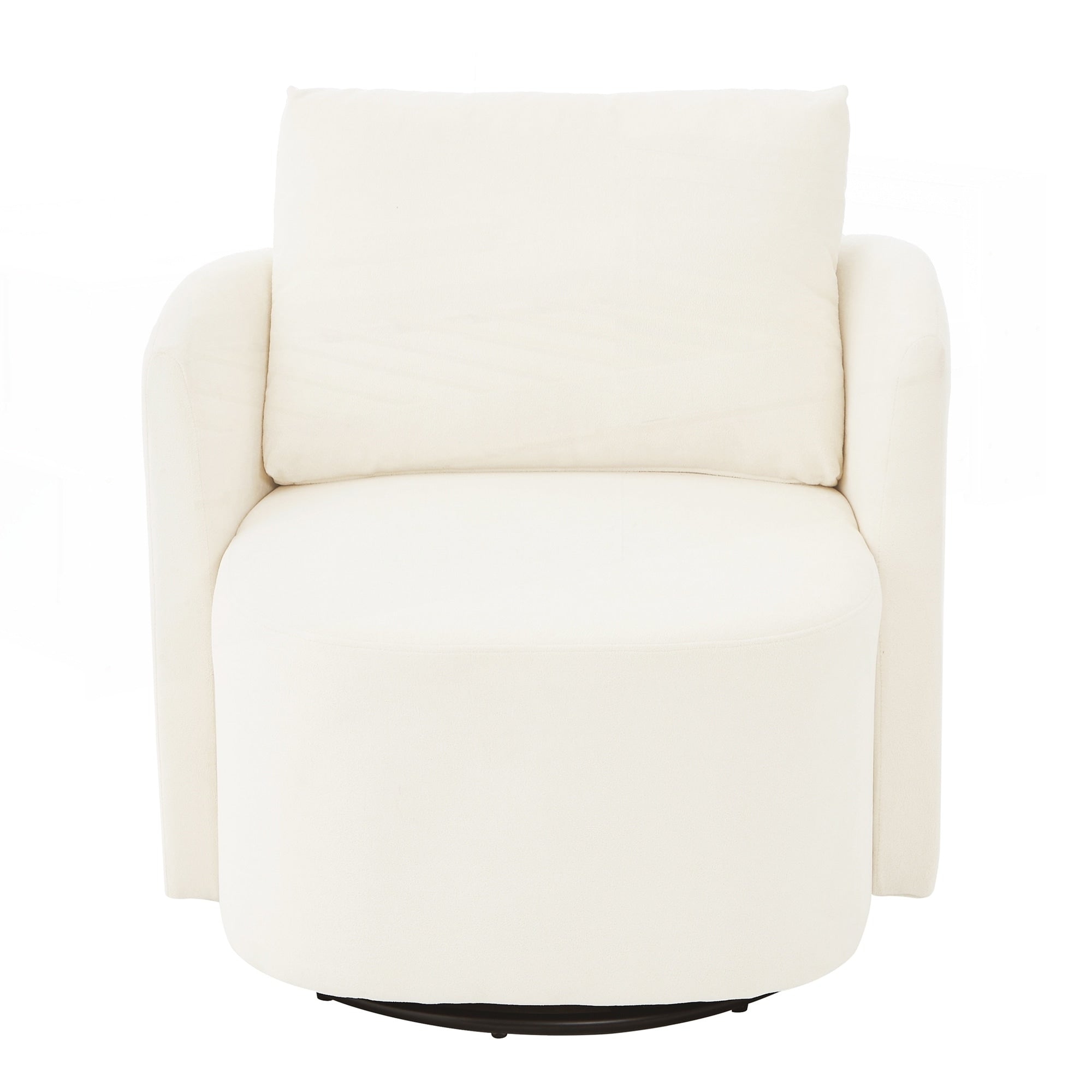 Fauteuil d'appoint en forme de tonneau de 29,9 pouces