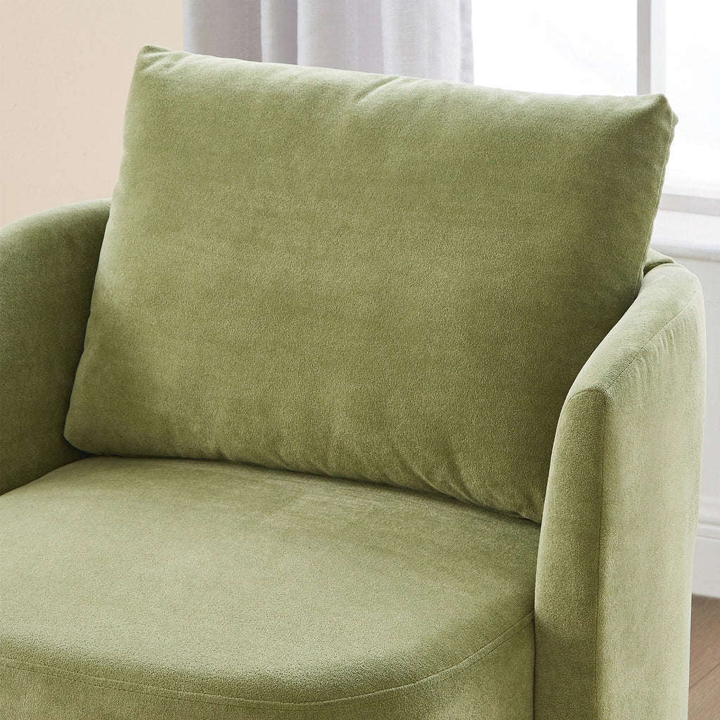 Fauteuil d'appoint en forme de tonneau de 29,9 pouces