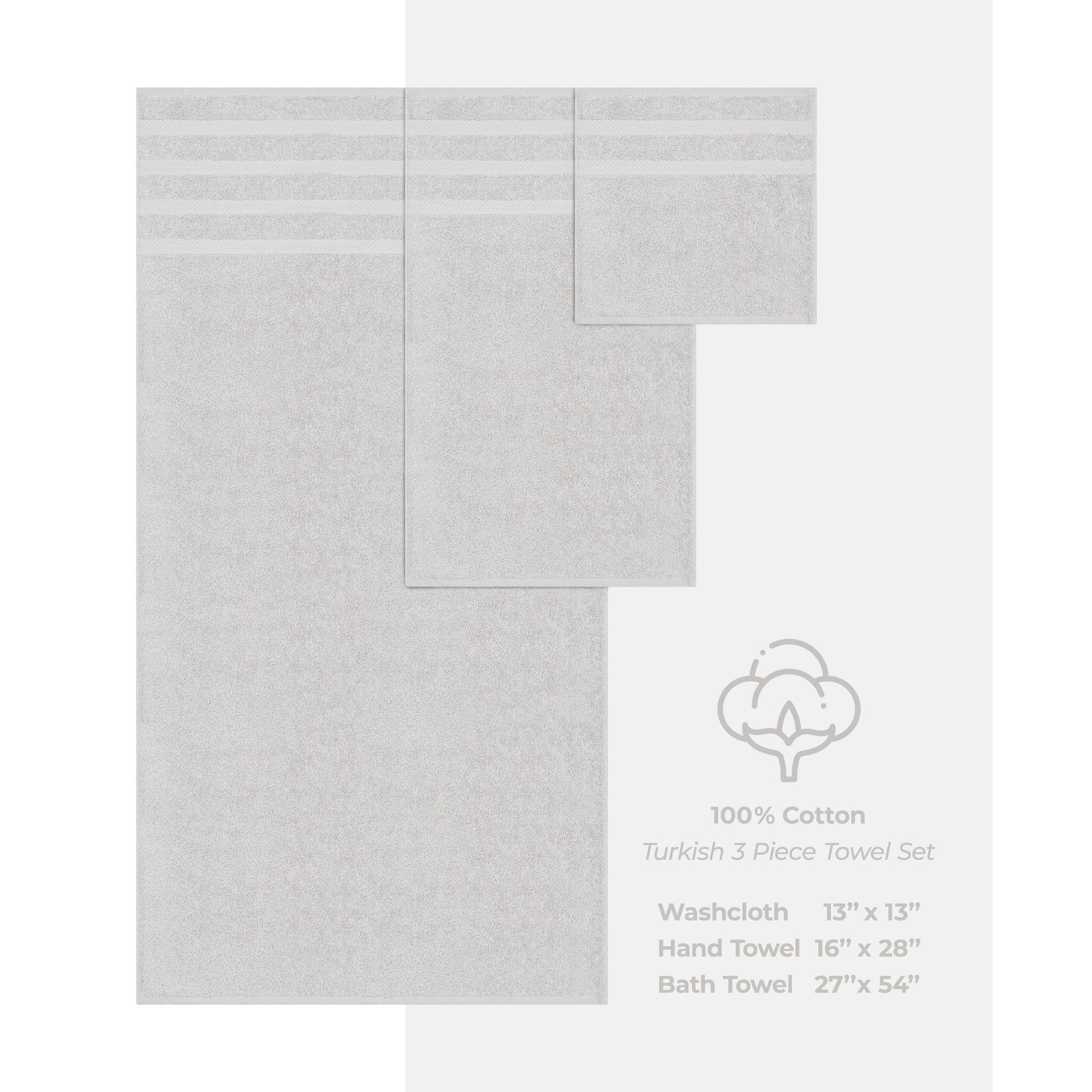 Ensemble de serviettes de bain 3 pièces 100 % coton Serviettes de bain turques de luxe Serviettes de toilette extra larges Ensemble de liquidation