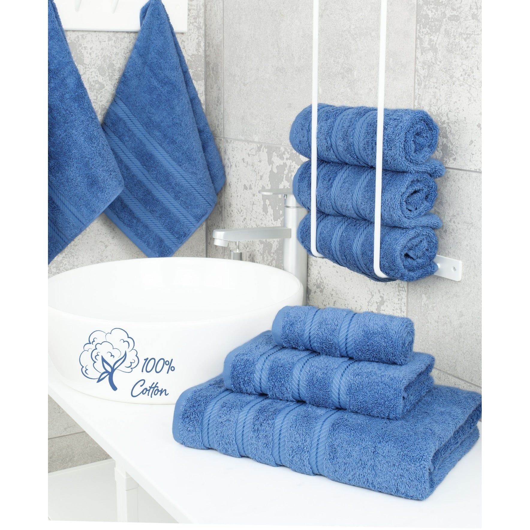 Ensemble de serviettes de bain 3 pièces 100 % coton Serviettes de bain turques de luxe Serviettes de toilette extra larges Ensemble de liquidation