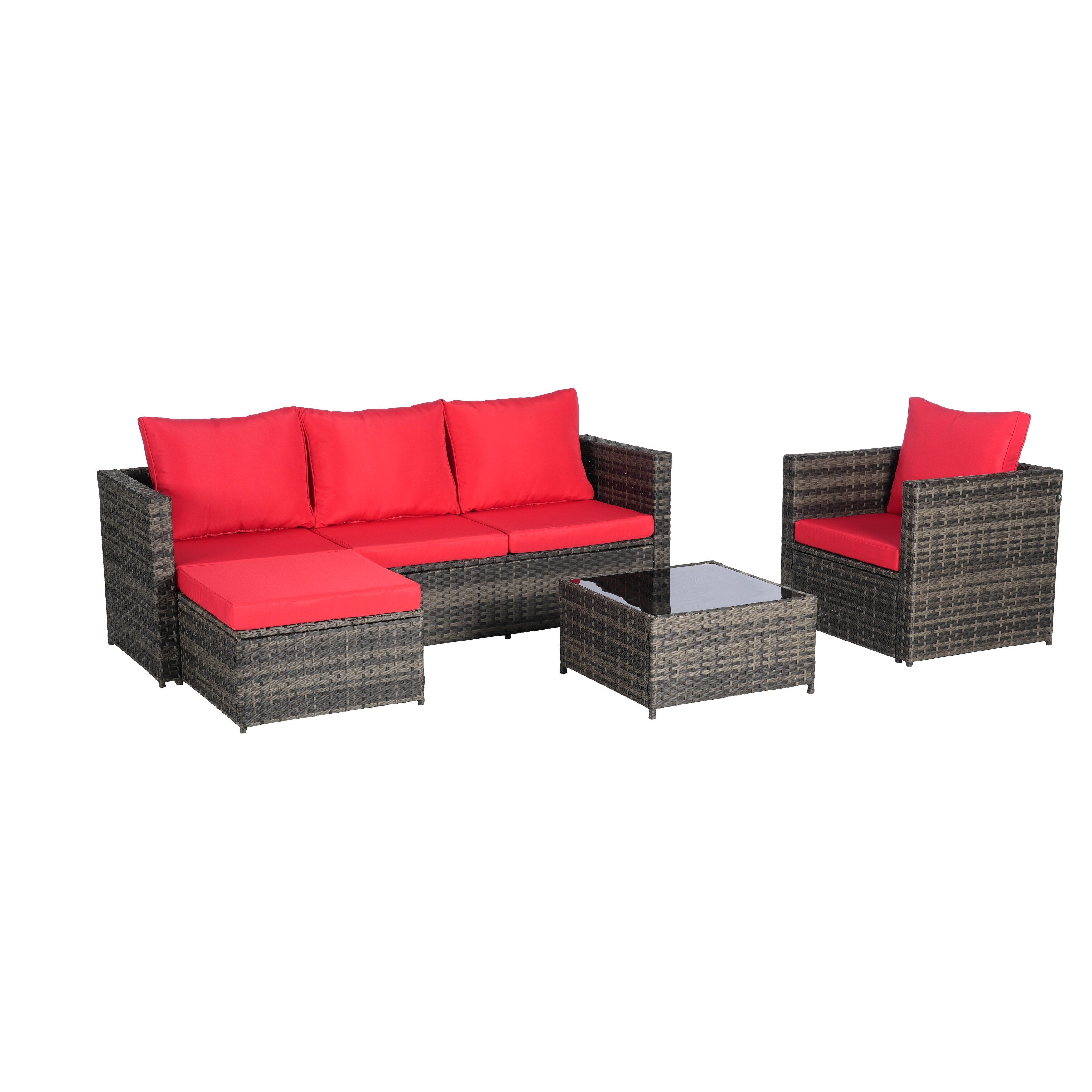 3 Pieces Patio Furniture Set