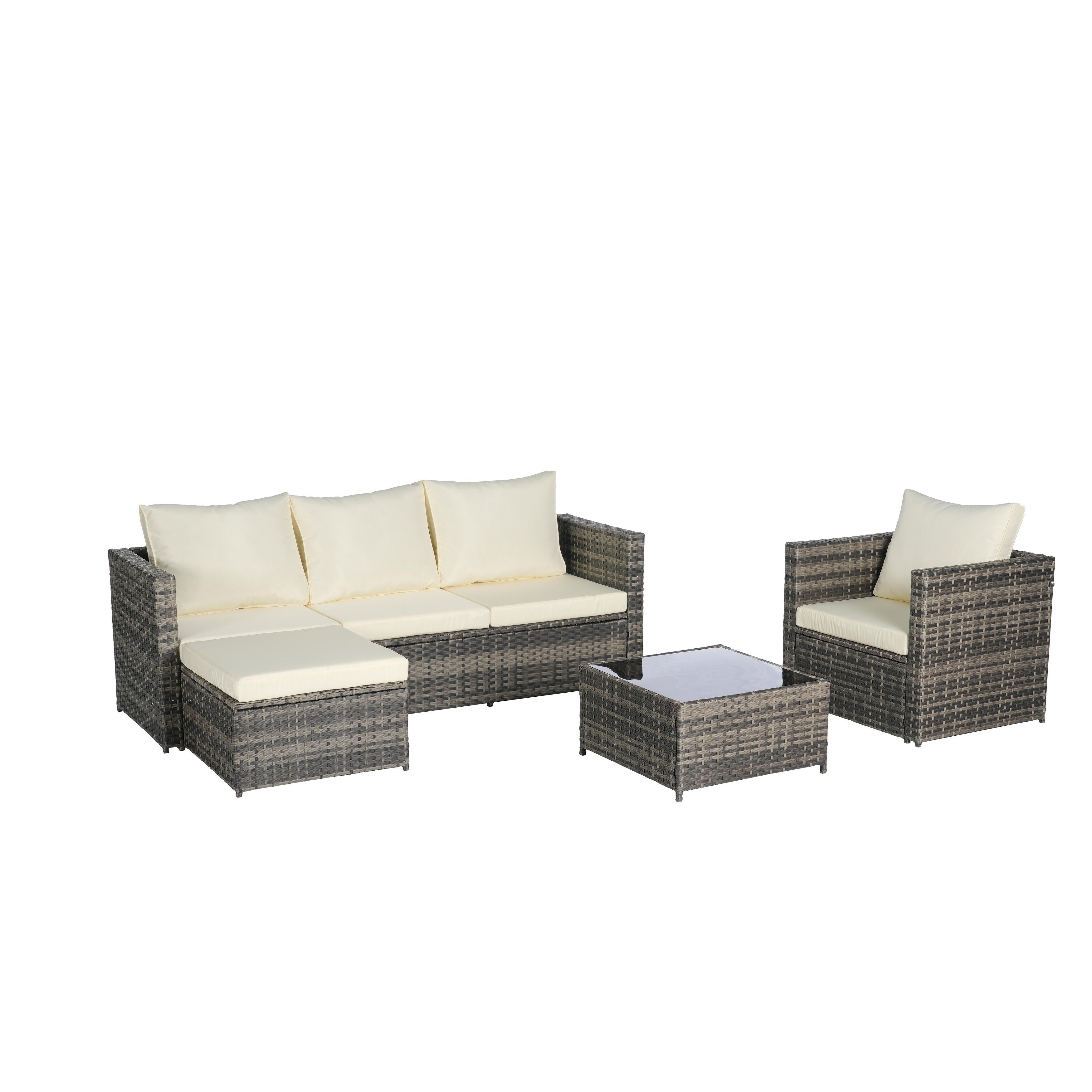 3 Pieces Patio Furniture Set