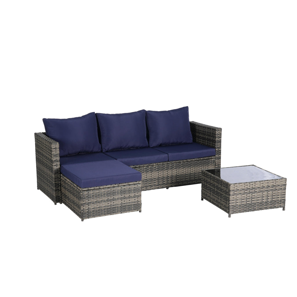 3 Pieces Patio Furniture Set