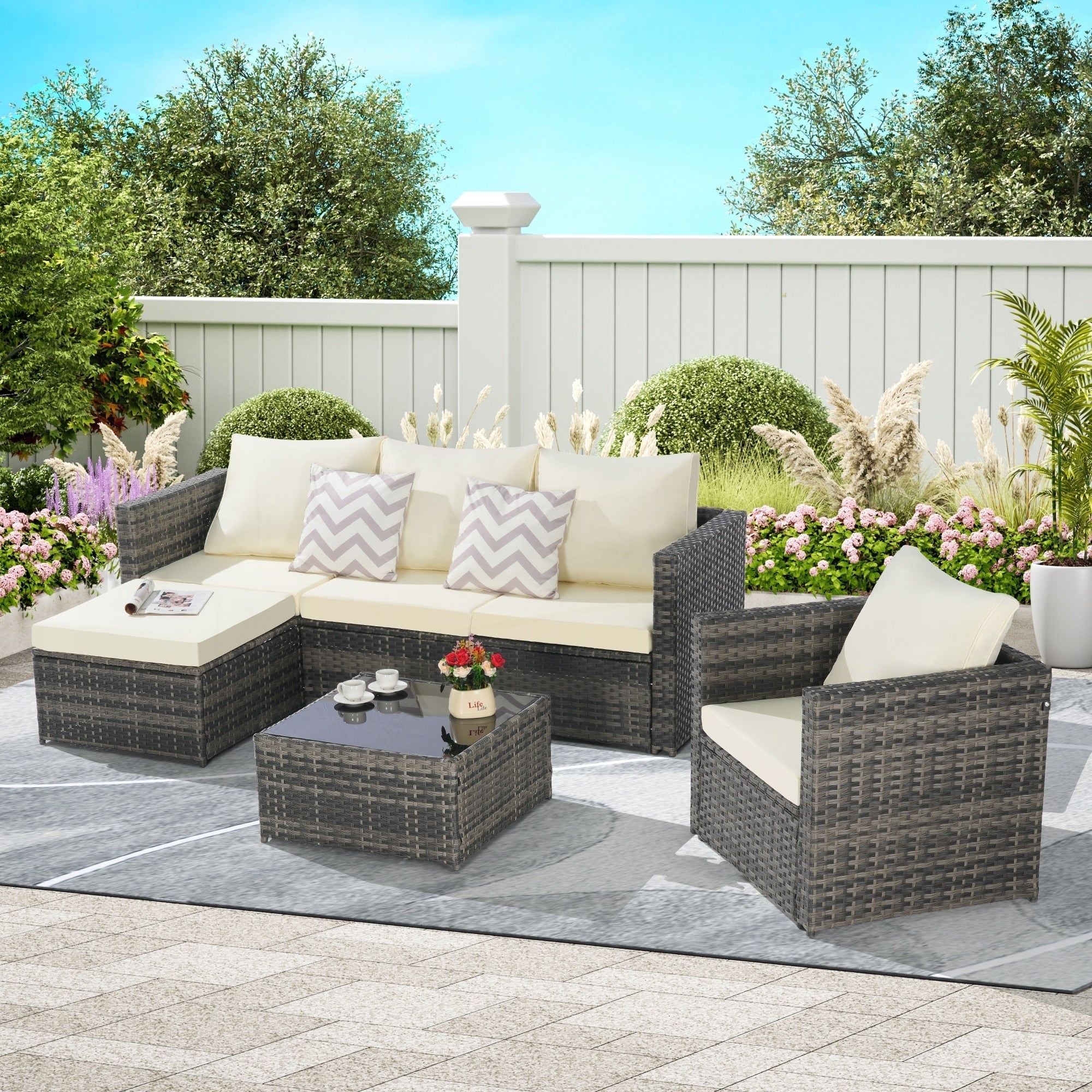 3 Pieces Patio Furniture Set