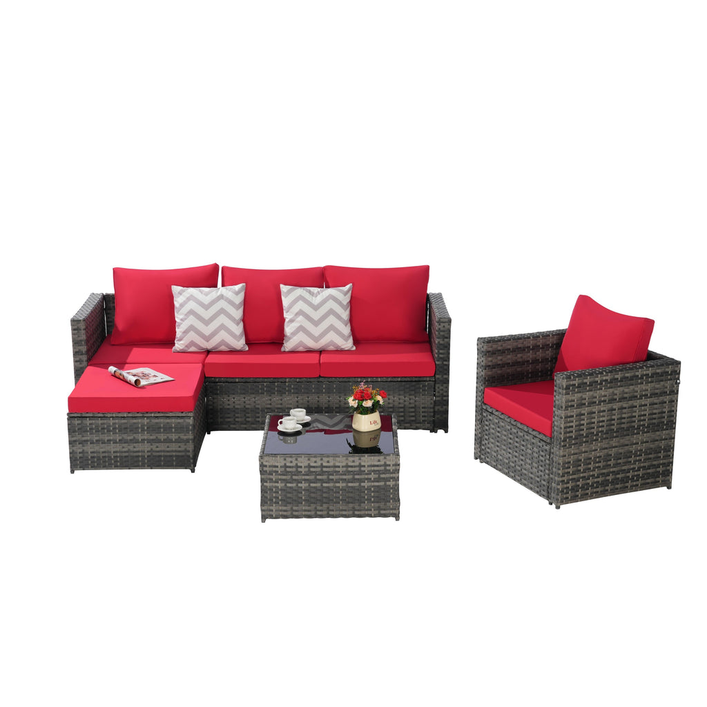 3 Pieces Patio Furniture Set