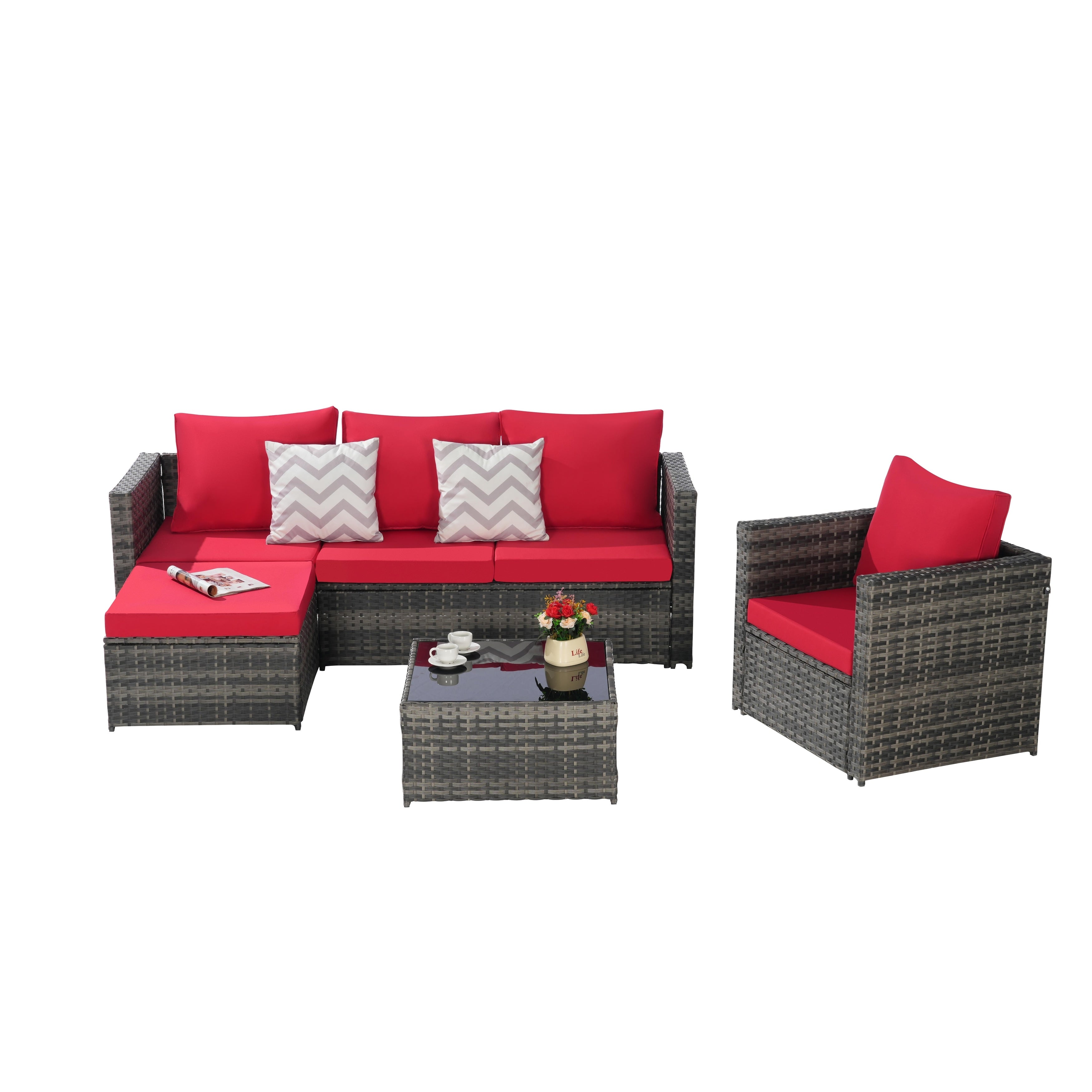 3 Pieces Patio Furniture Set