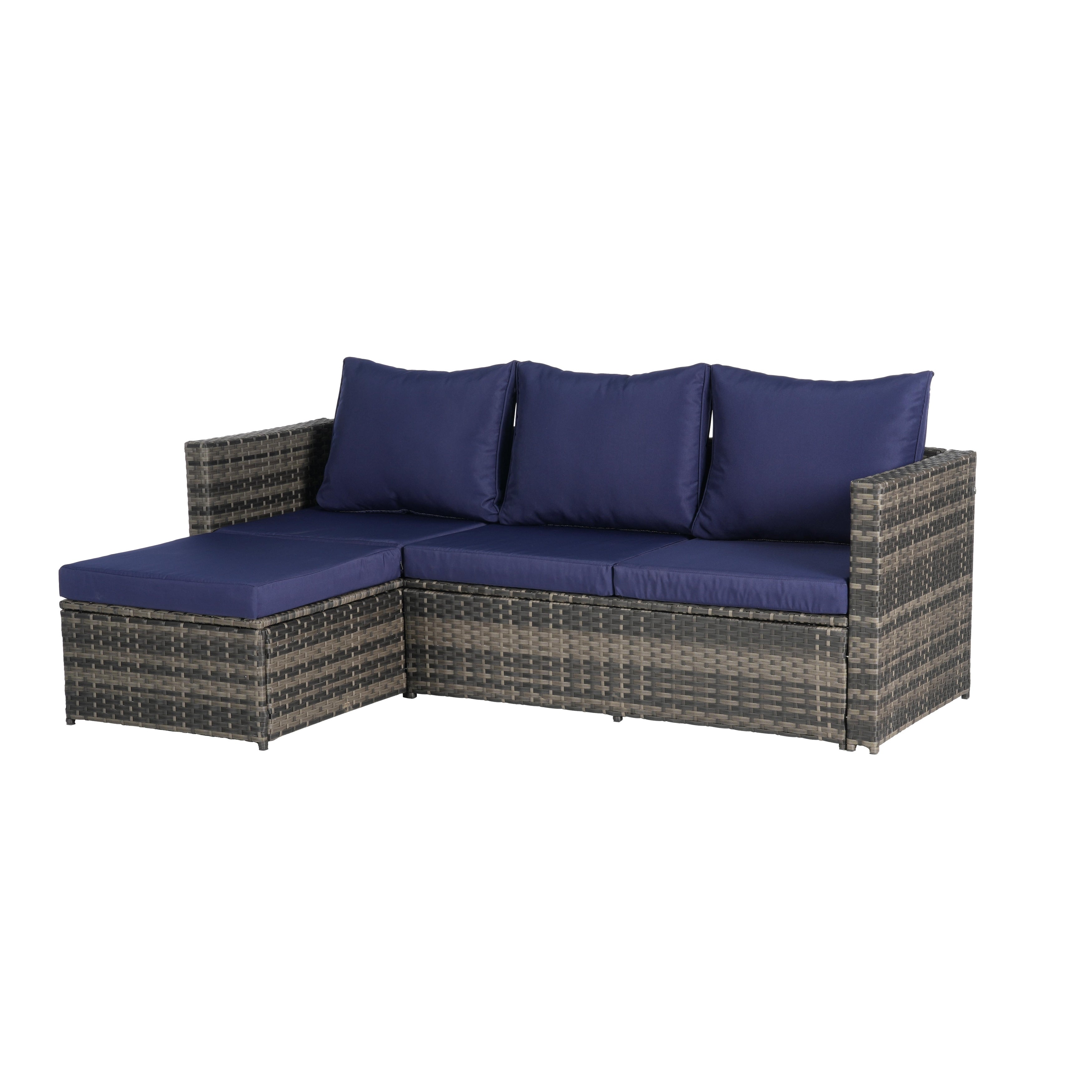 3 Pieces Patio Furniture Set