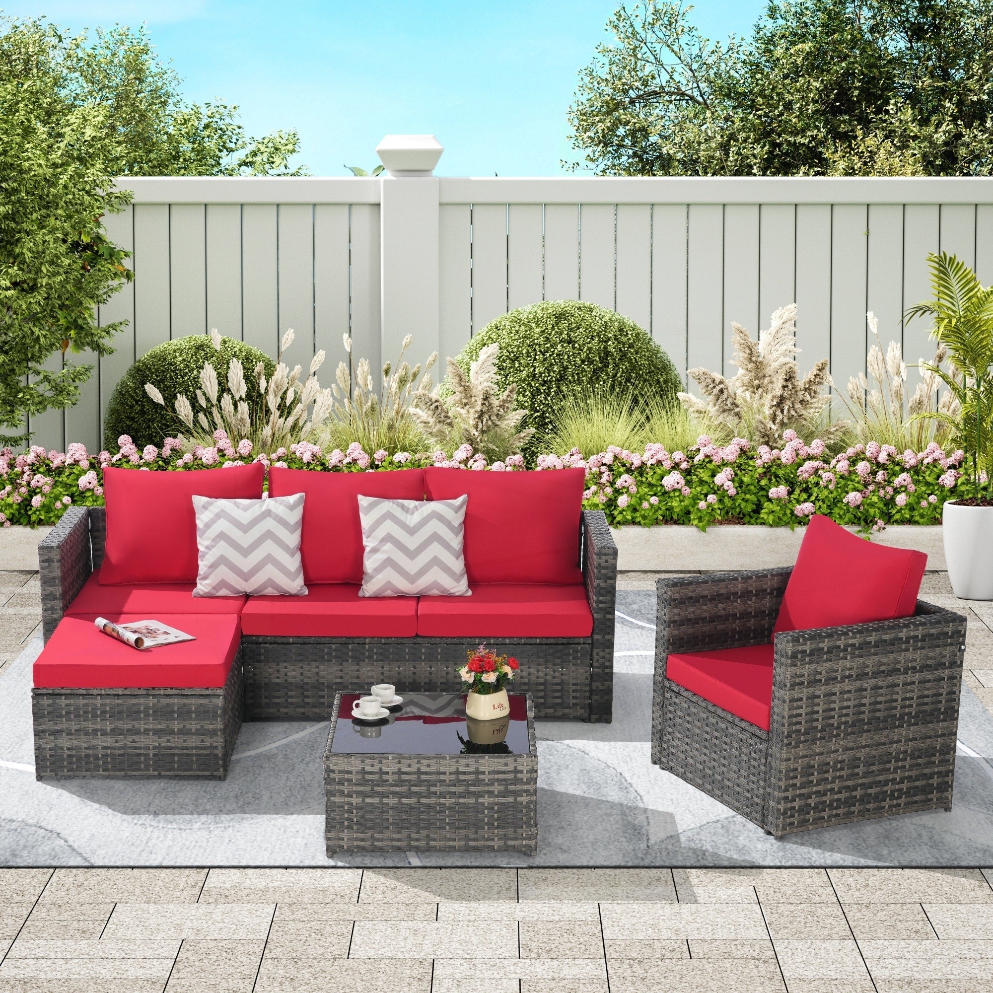 3 Pieces Patio Furniture Set