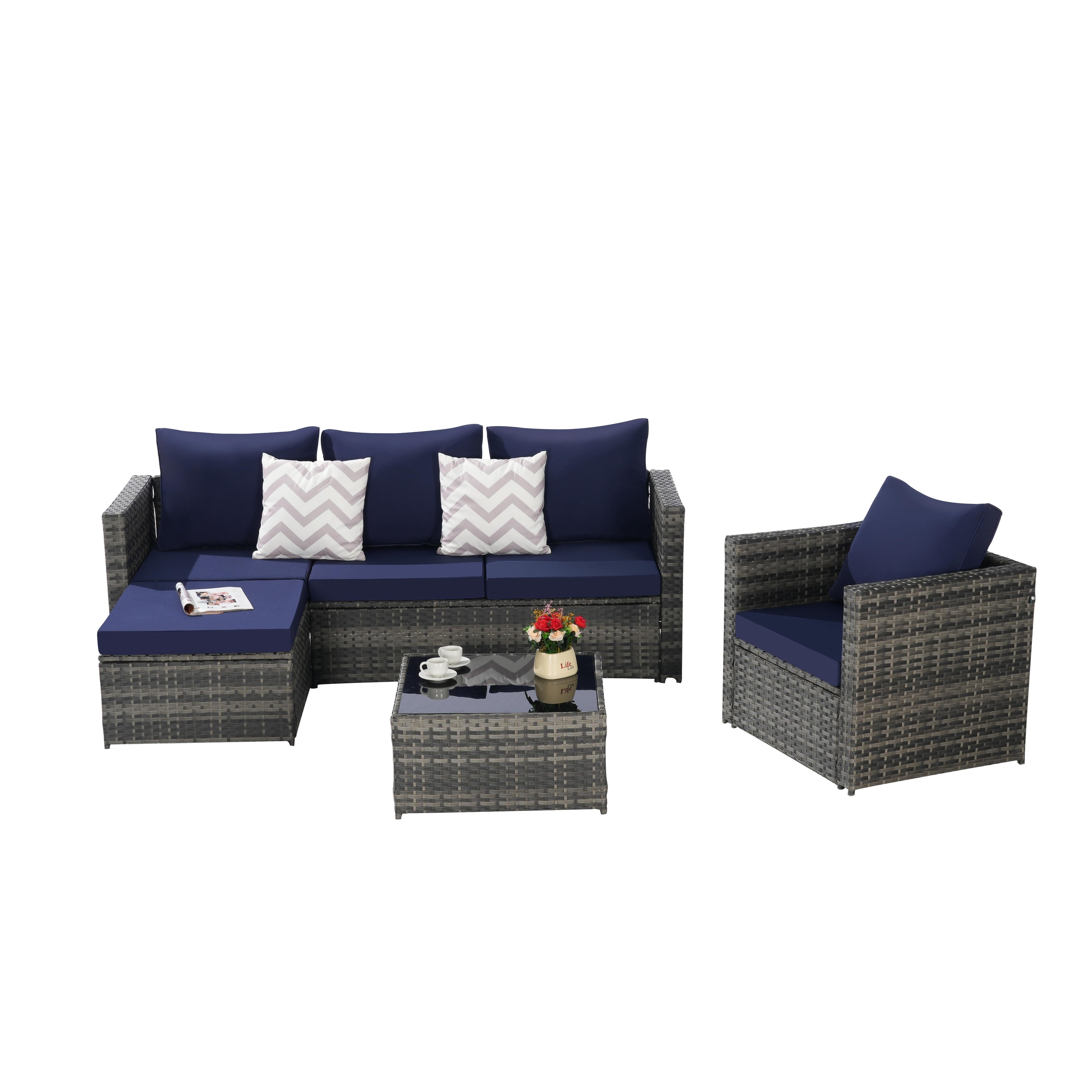 3 Pieces Patio Furniture Set