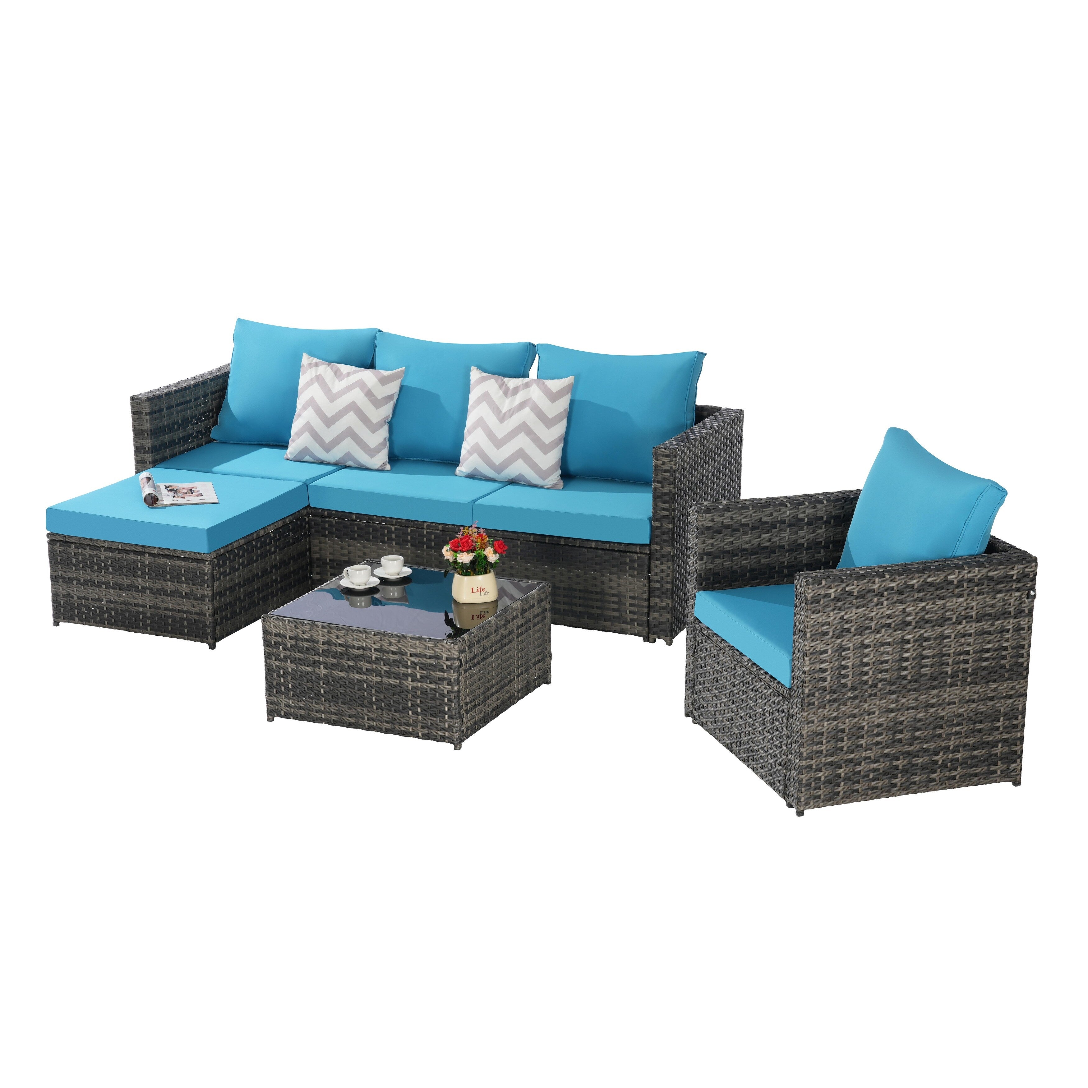3 Pieces Patio Furniture Set