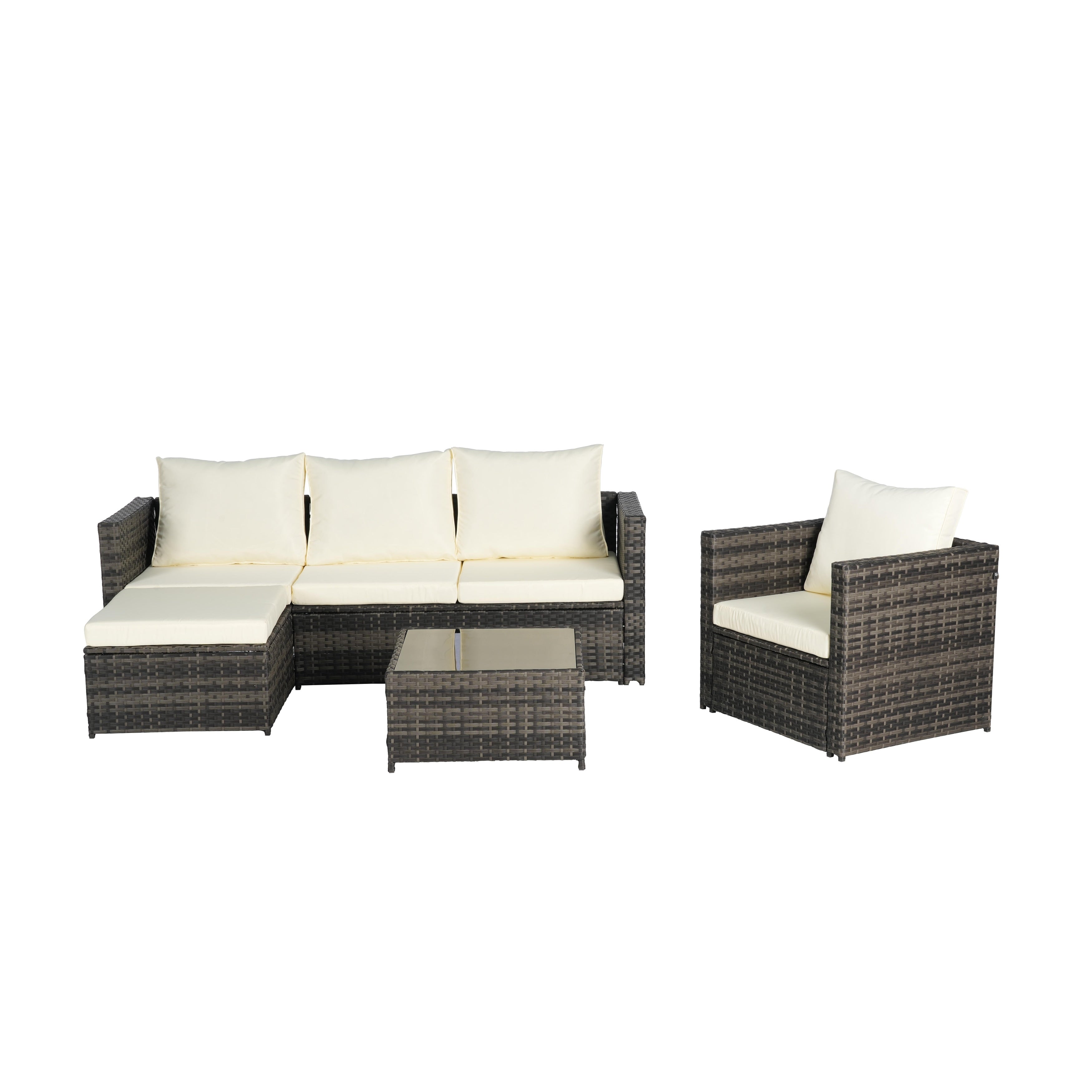 3 Pieces Patio Furniture Set