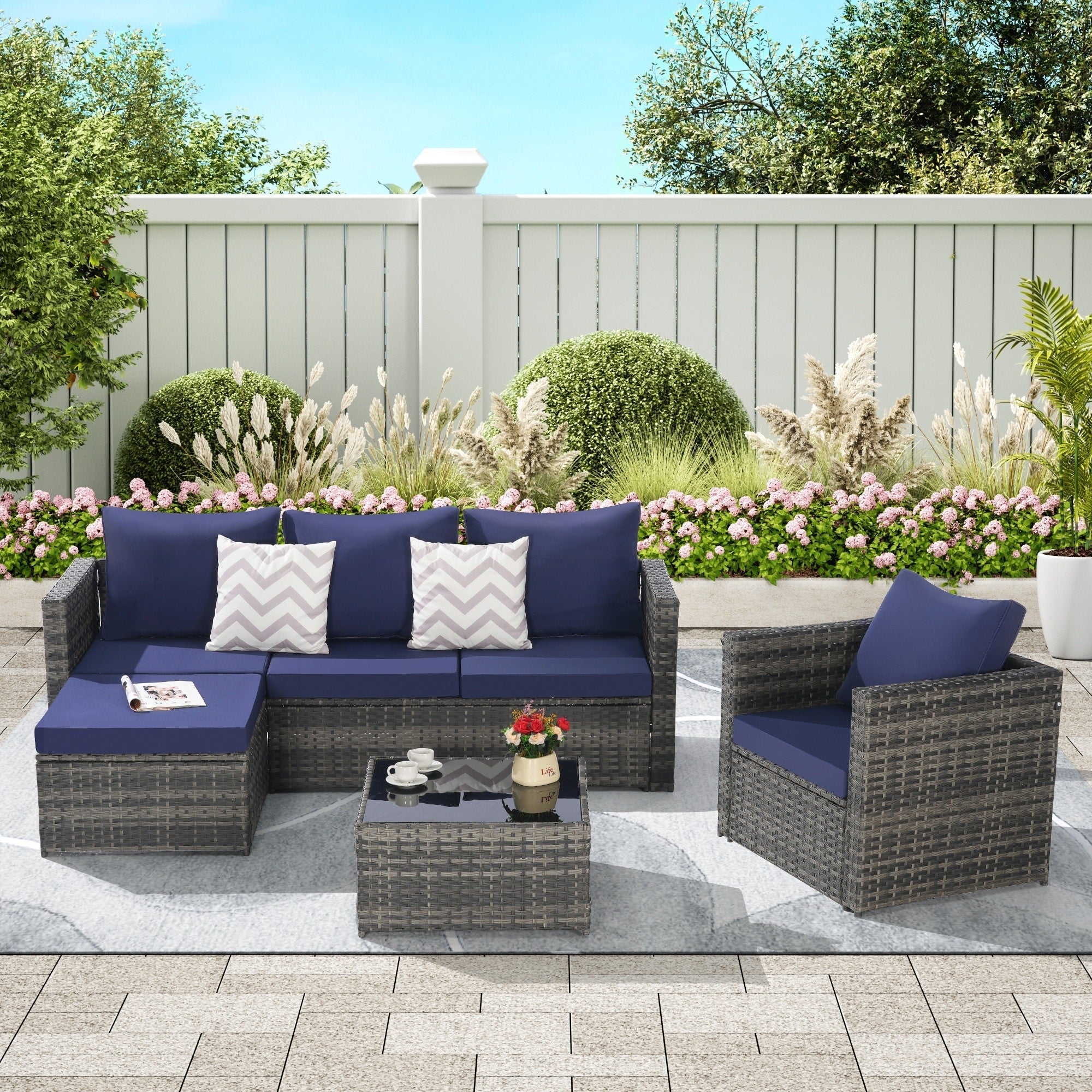 3 Pieces Patio Furniture Set