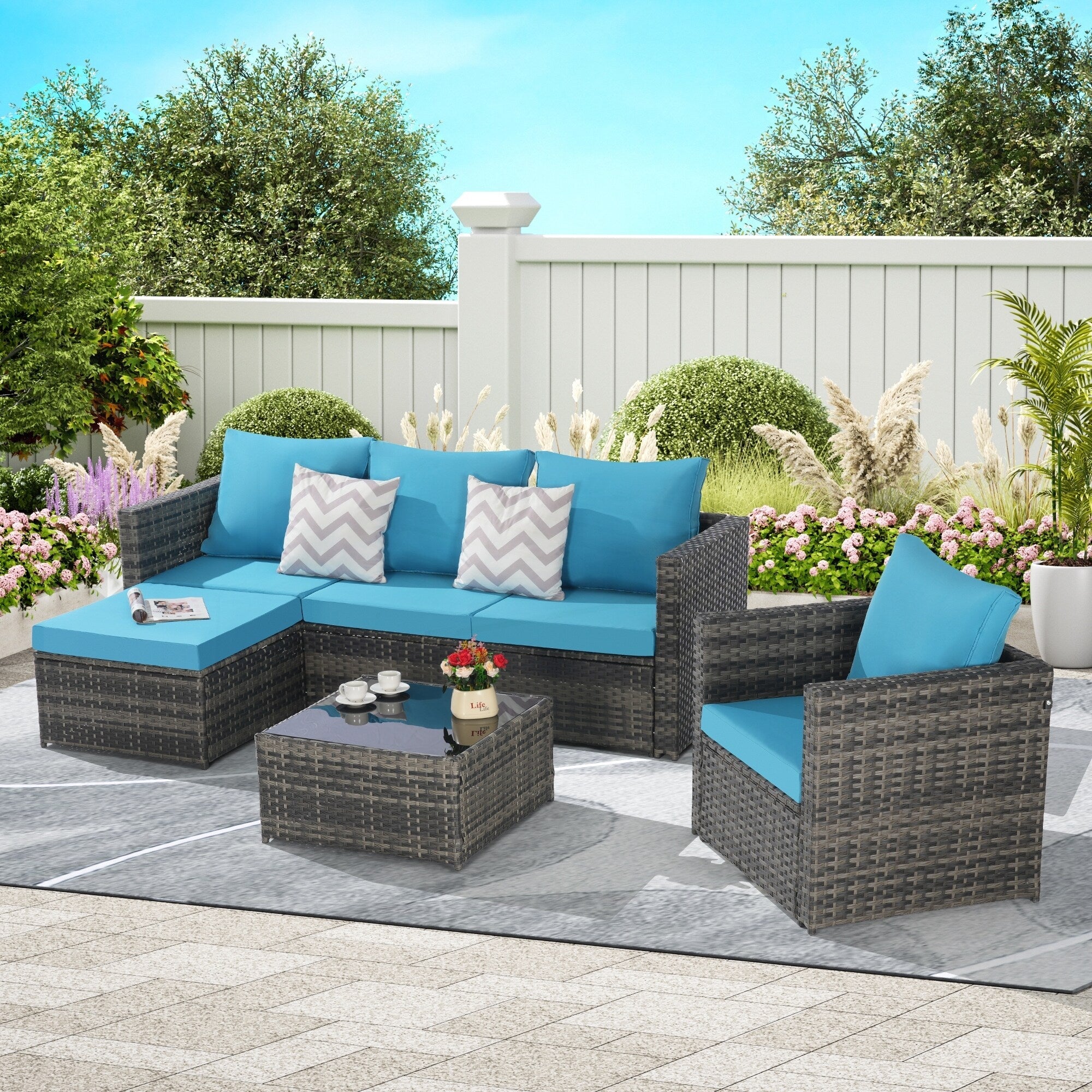 3 Pieces Patio Furniture Set