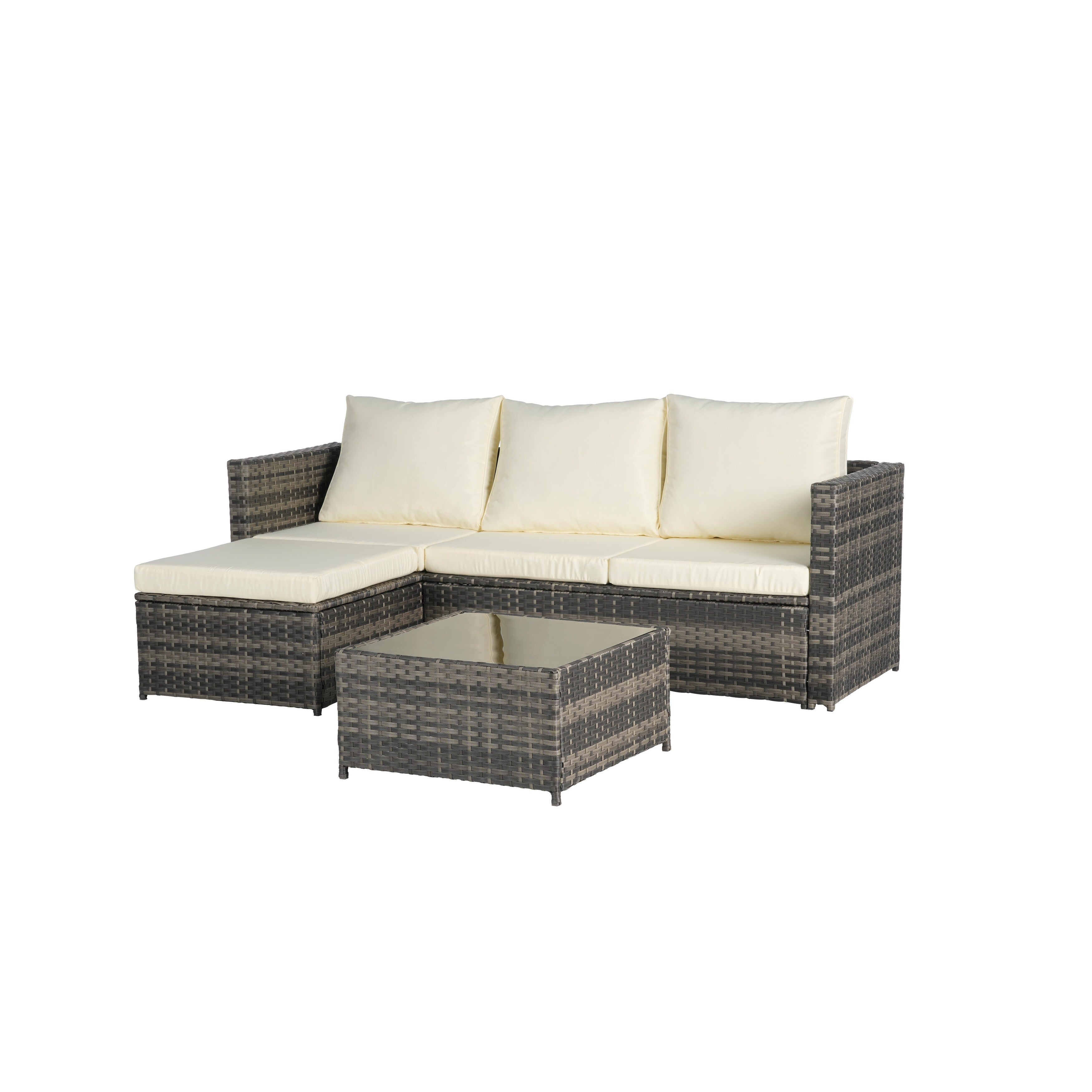 3 Pieces Patio Furniture Set