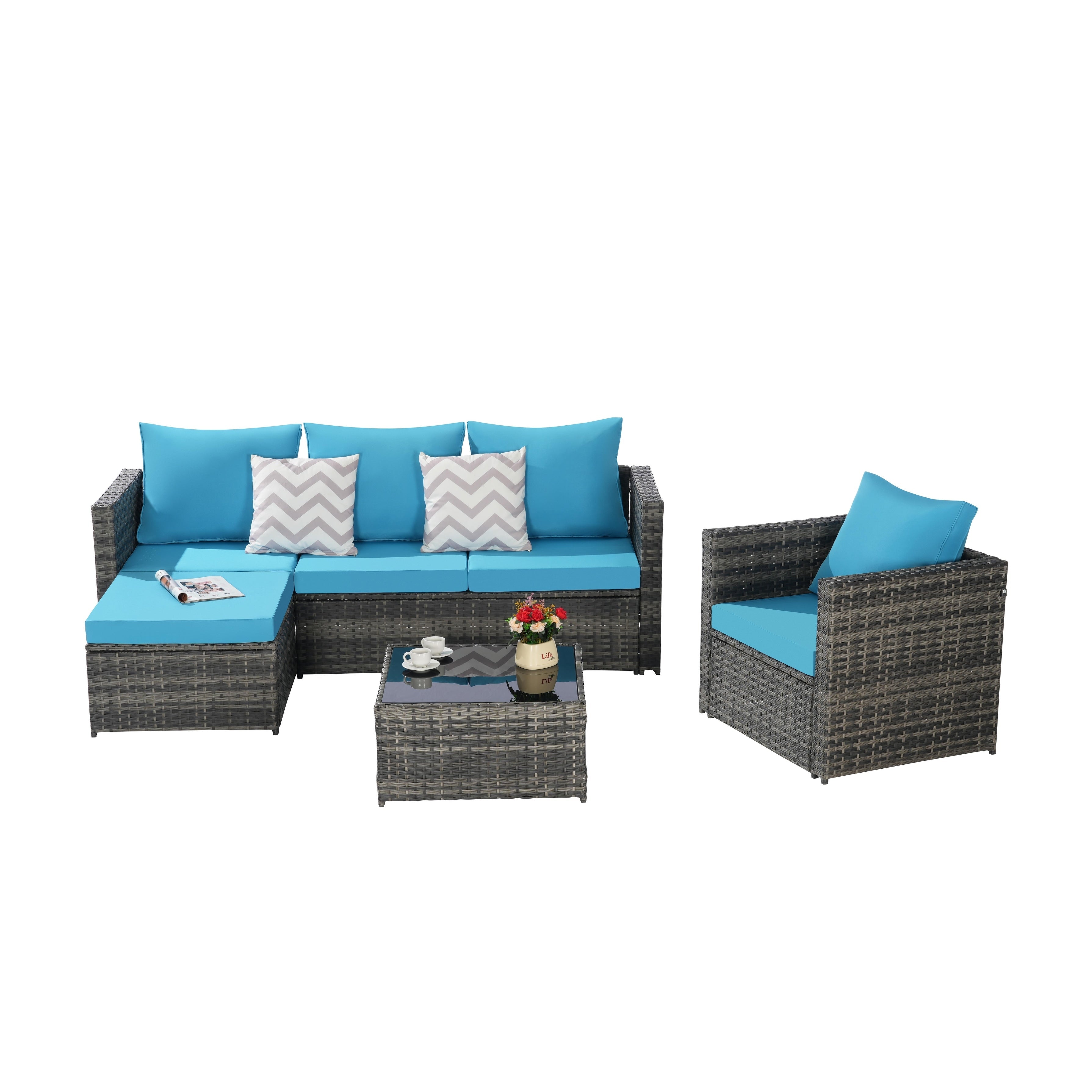 3 Pieces Patio Furniture Set