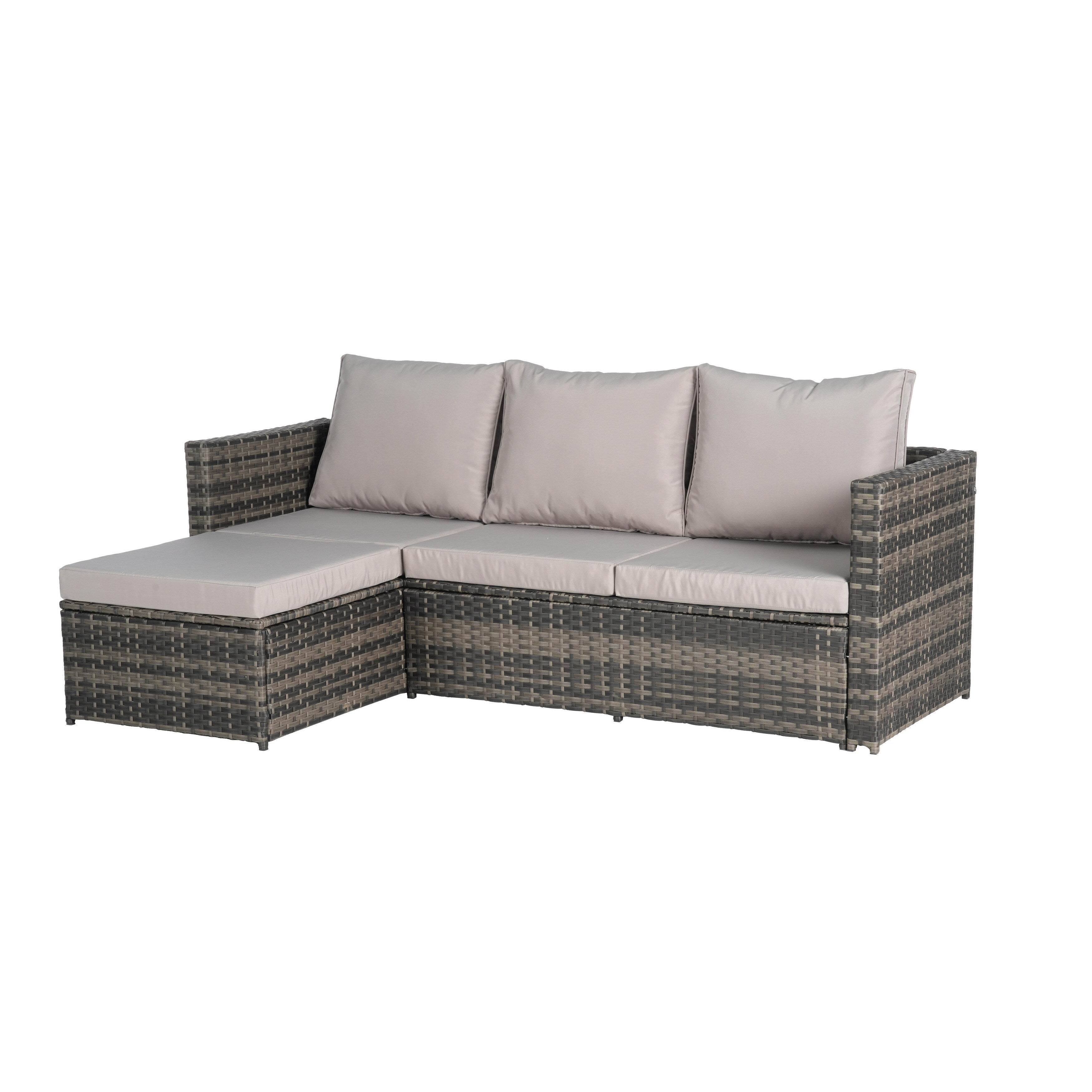 3 Pieces Patio Furniture Set