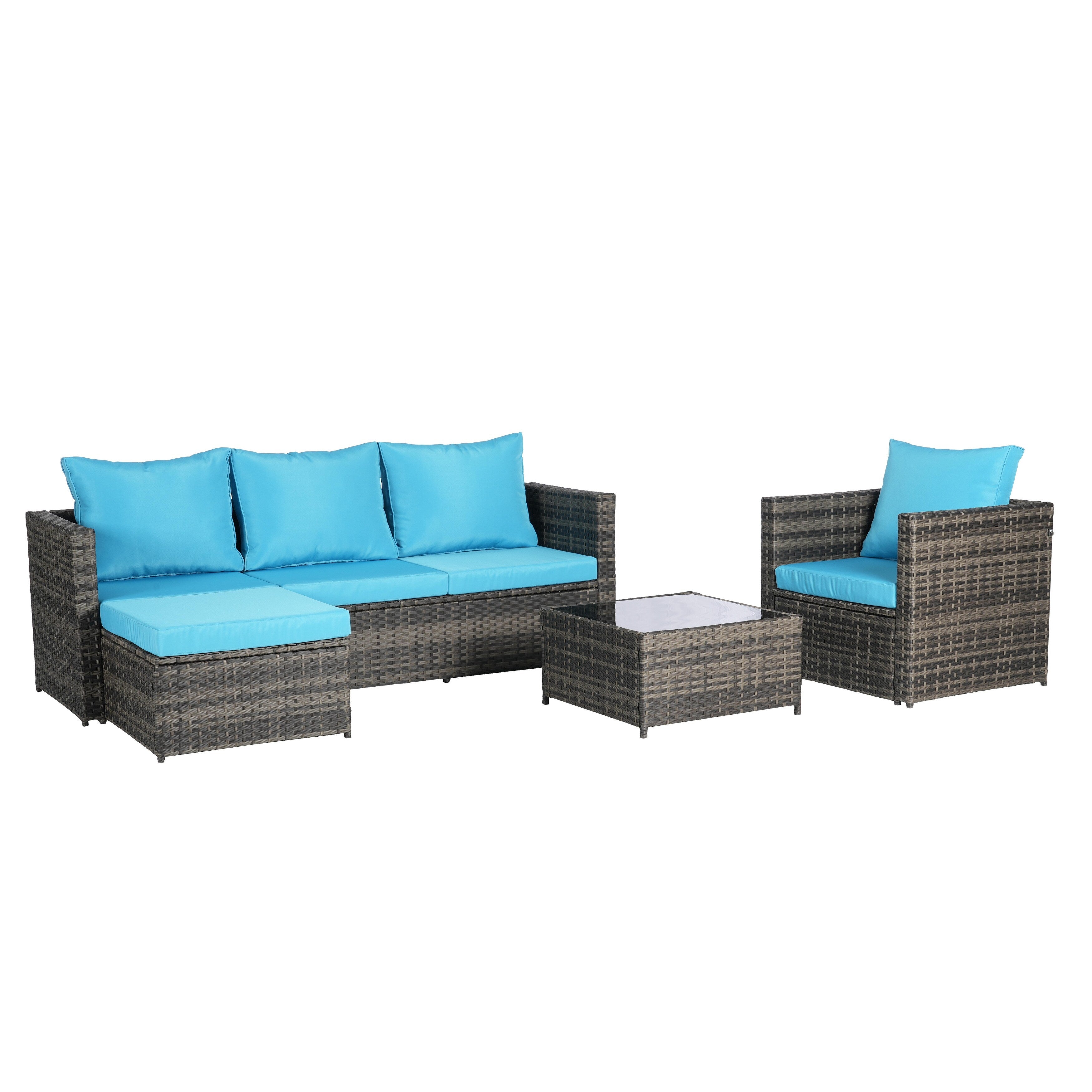 3 Pieces Patio Furniture Set