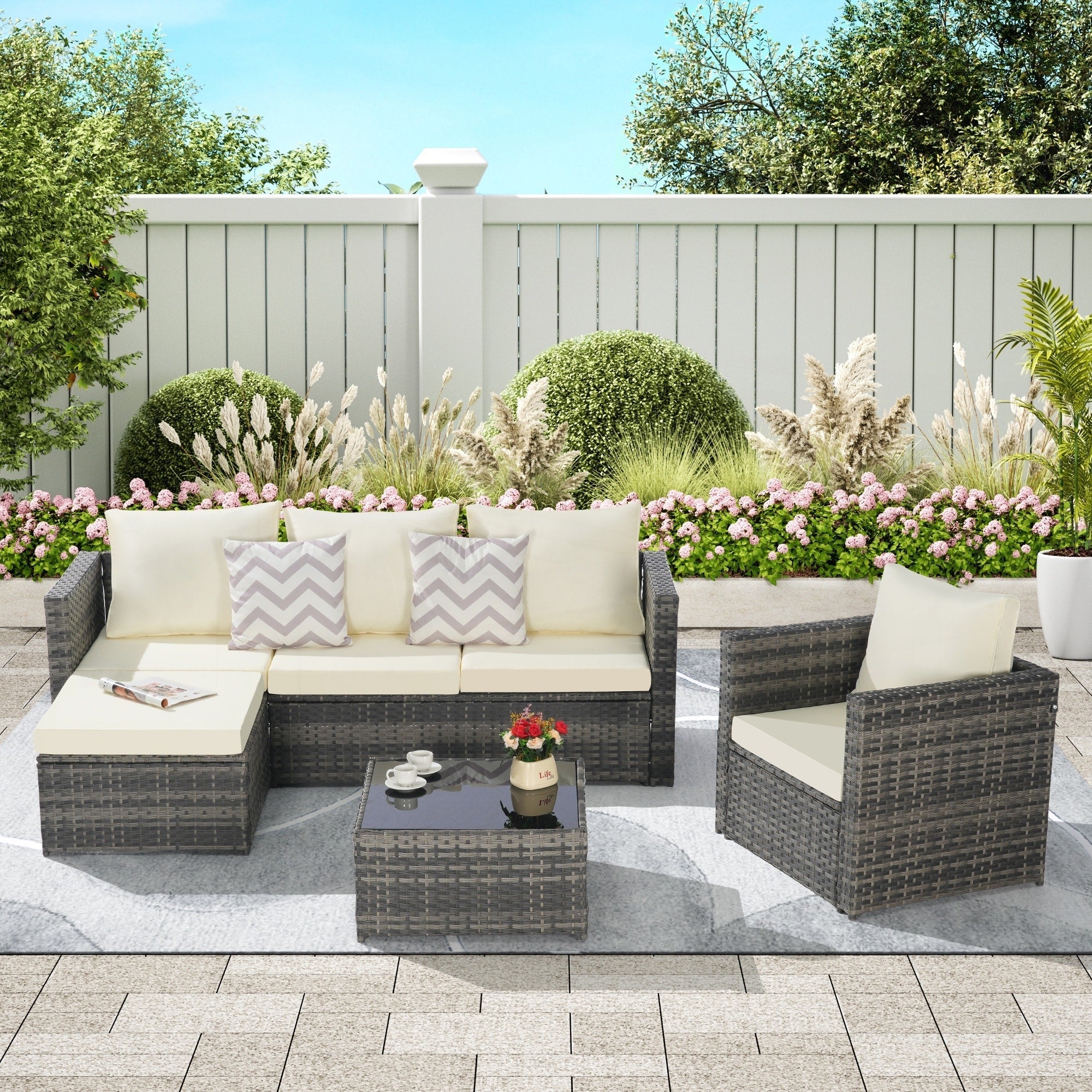 3 Pieces Patio Furniture Set