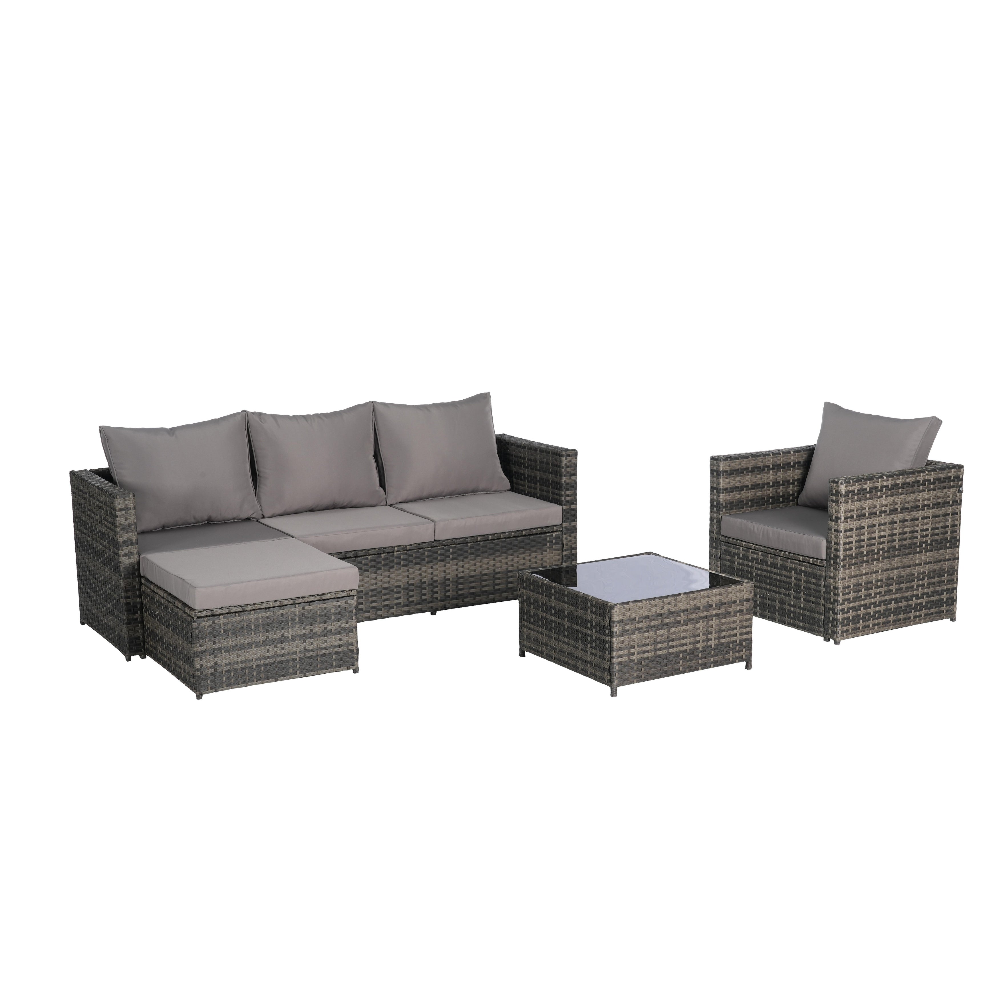 3 Pieces Patio Furniture Set
