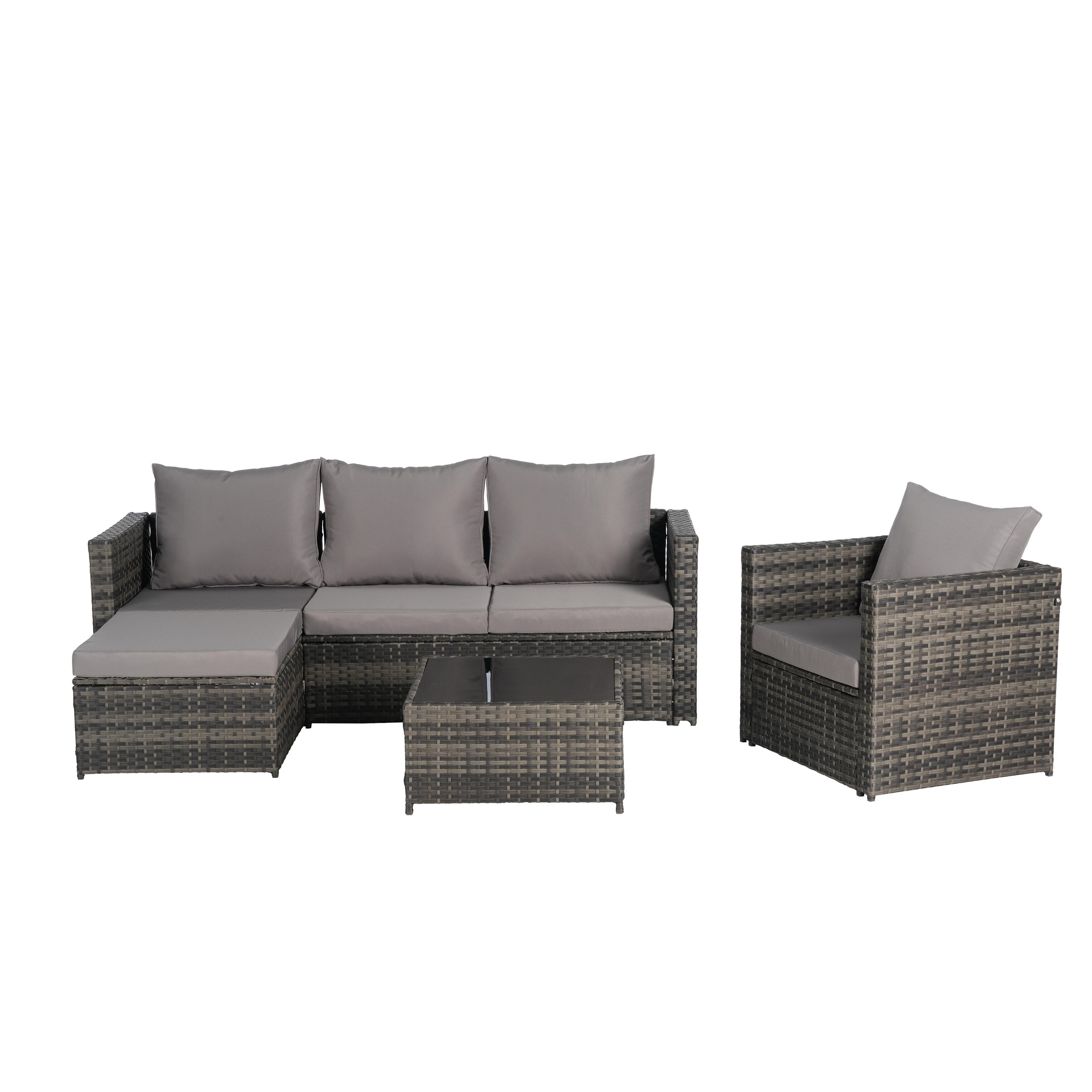 3 Pieces Patio Furniture Set