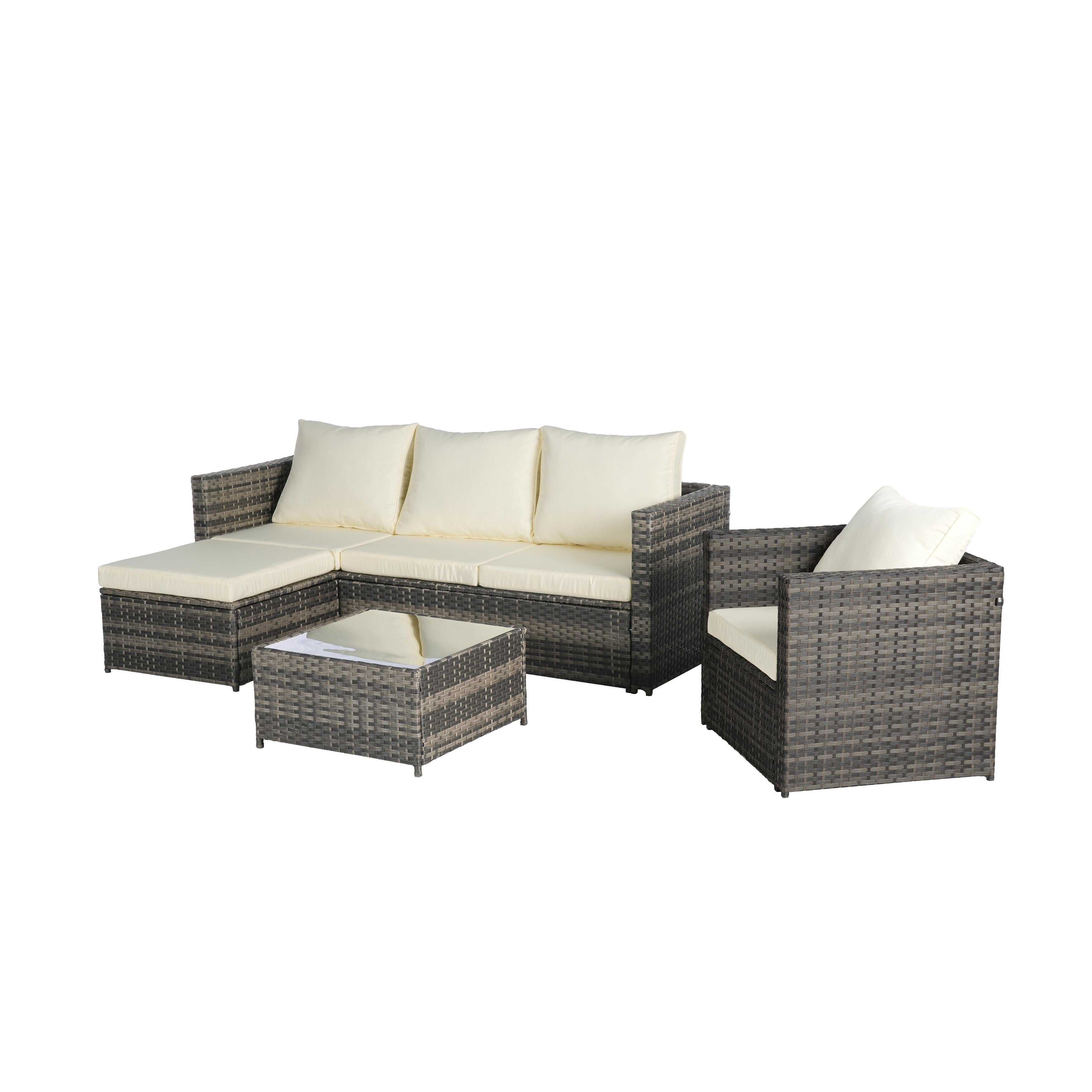 3 Pieces Patio Furniture Set