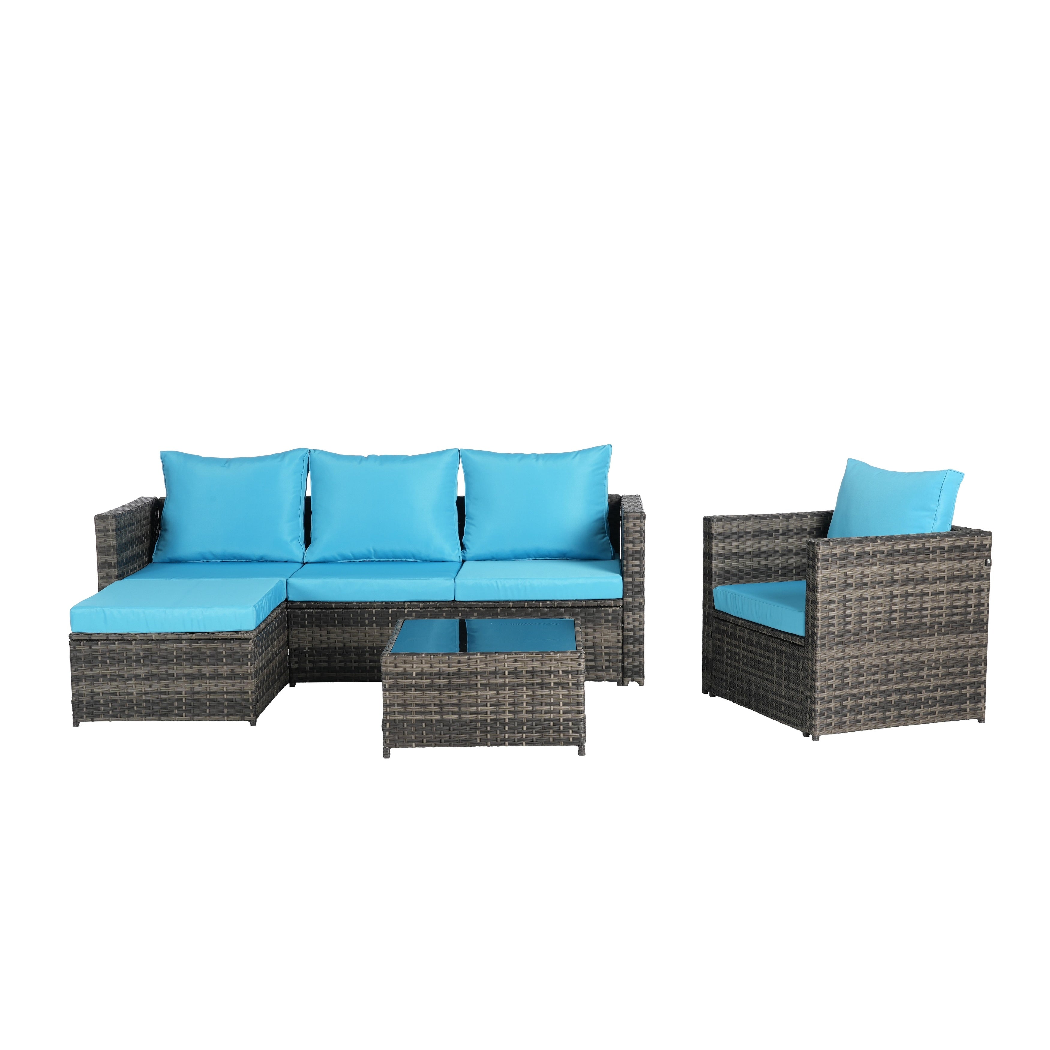 3 Pieces Patio Furniture Set