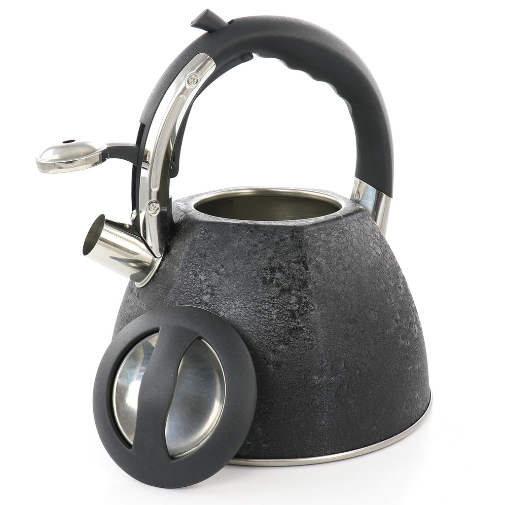 Bouilloire sifflante en acier inoxydable de 3 litres
