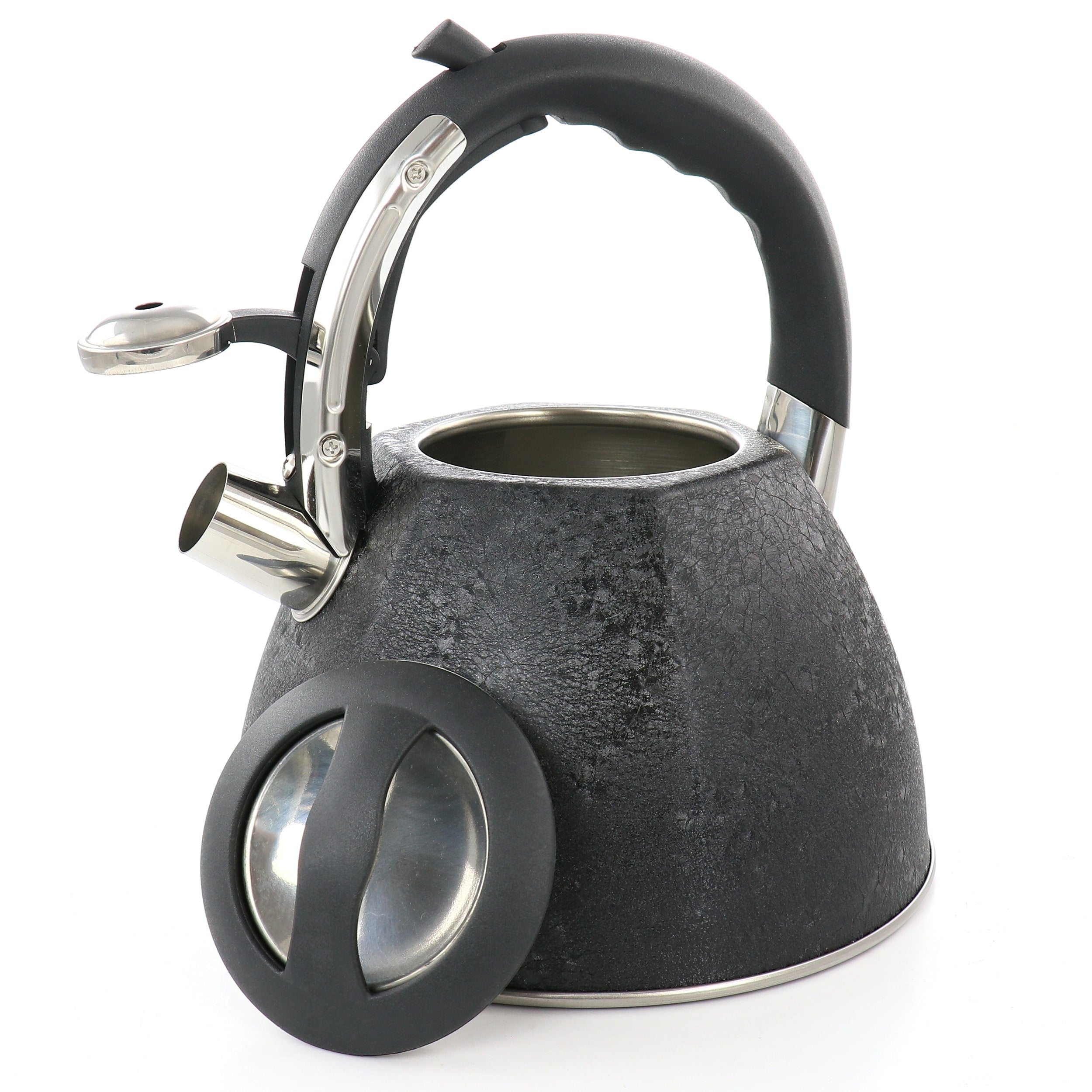 Bouilloire sifflante en acier inoxydable de 3 litres