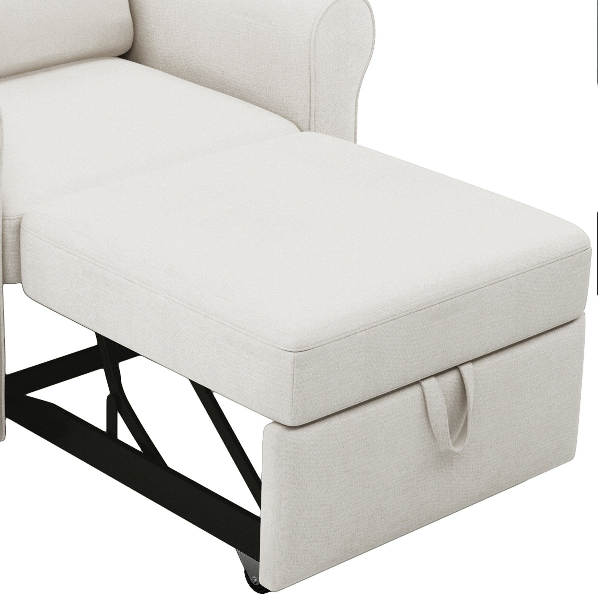 Canapé-lit 3 en 1 réglable, canapé-lit gigogne, convertible et pliable pour salon