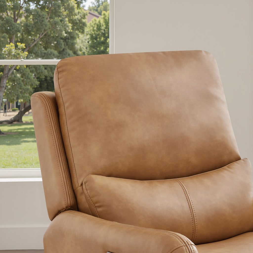 30 Power Recliner 360-degree Swivel Arm Chair Faux Leather