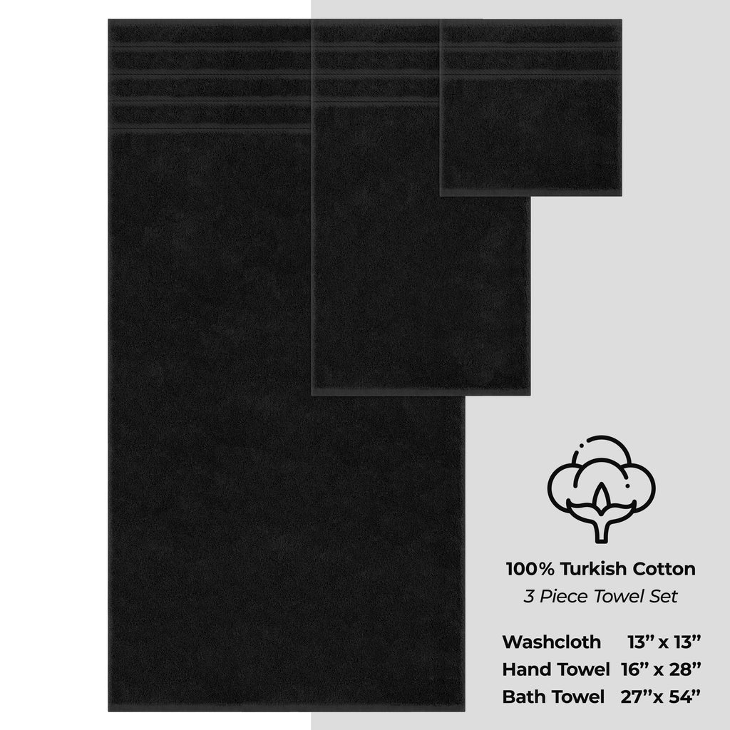 Ensemble de serviettes de bain 3 pièces 100 % coton Serviettes de bain turques de luxe Serviettes de toilette extra larges Ensemble de liquidation