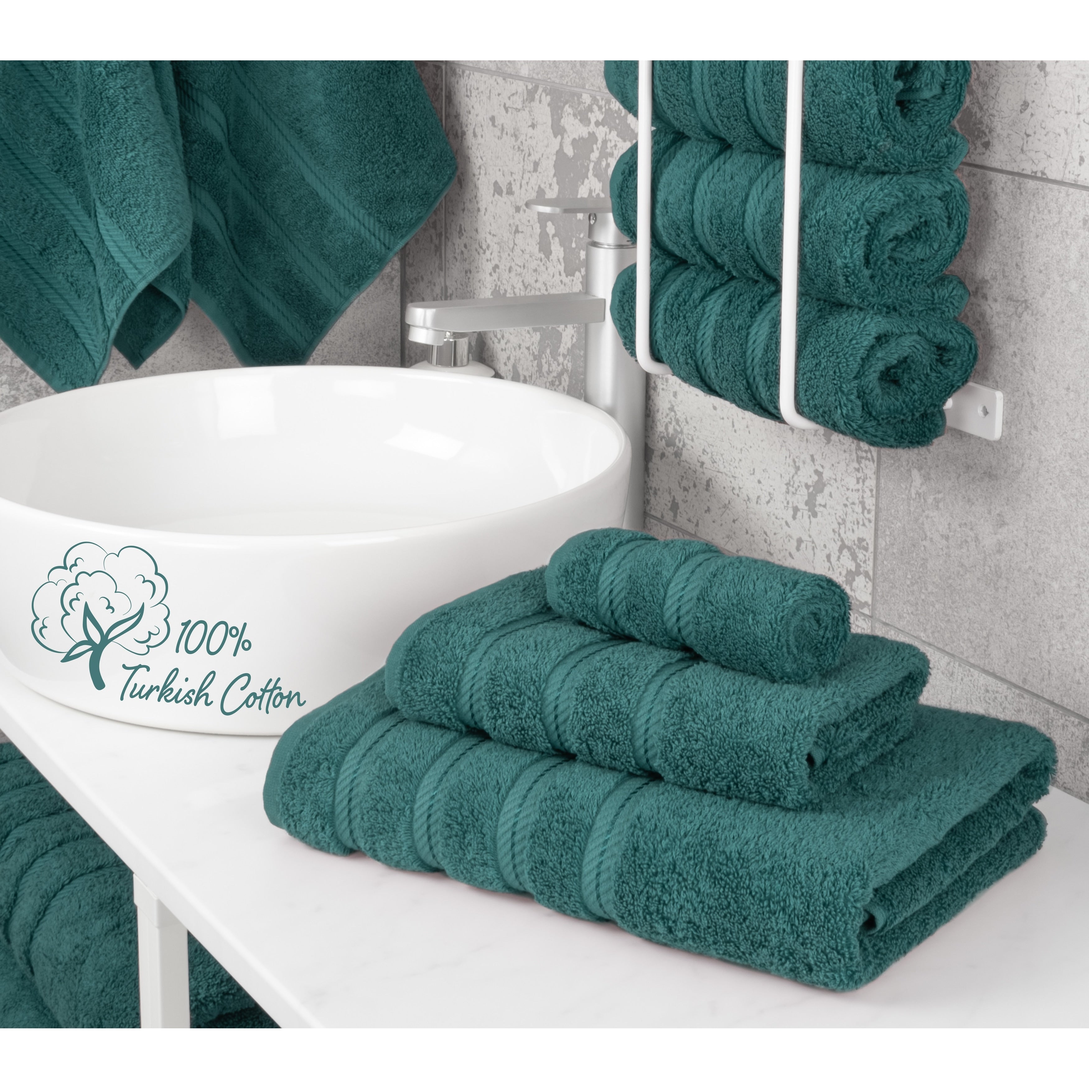 Ensemble de serviettes de bain 3 pièces 100 % coton Serviettes de bain turques de luxe Serviettes de toilette extra larges Ensemble de liquidation