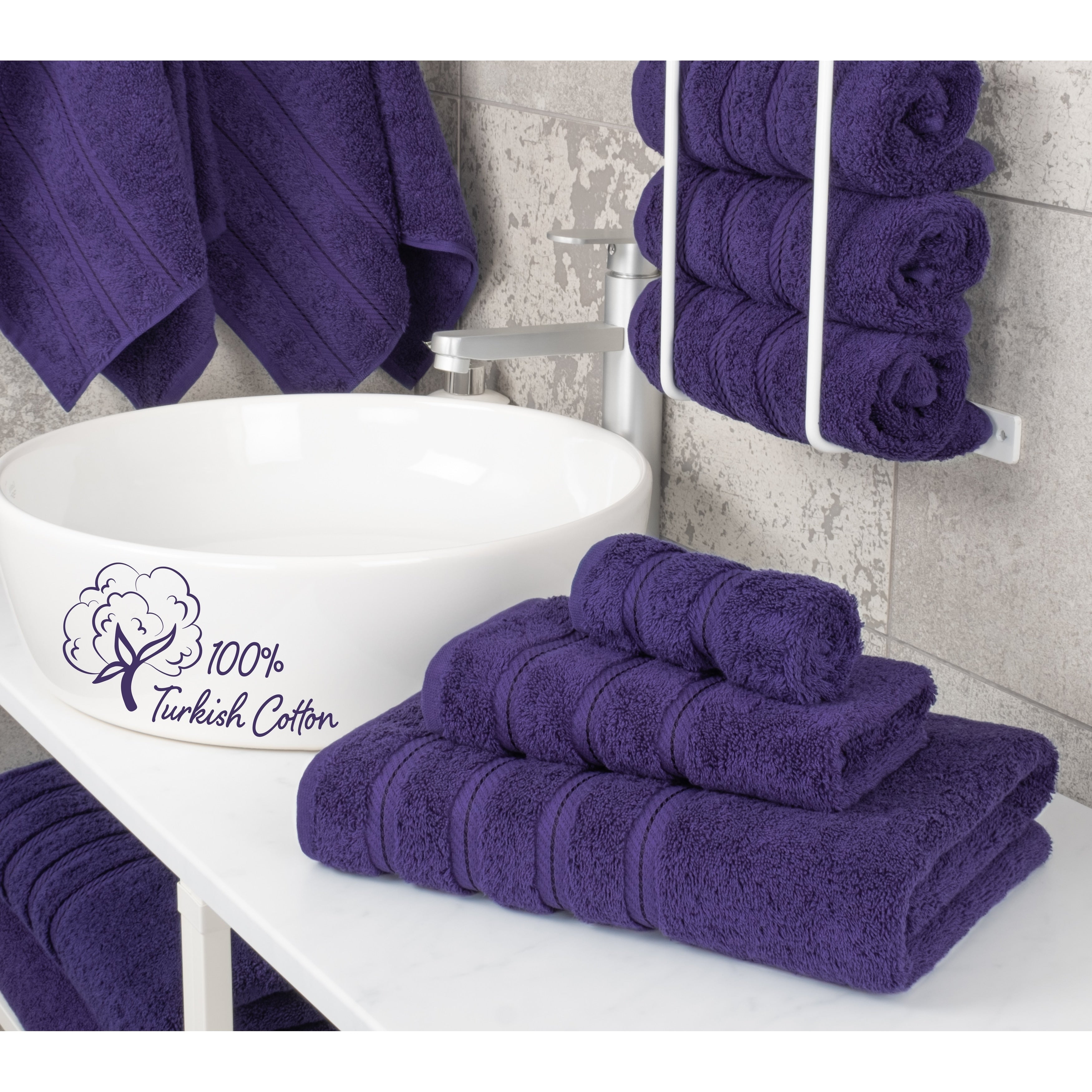 Ensemble de serviettes de bain 3 pièces 100 % coton Serviettes de bain turques de luxe Serviettes de toilette extra larges Ensemble de liquidation