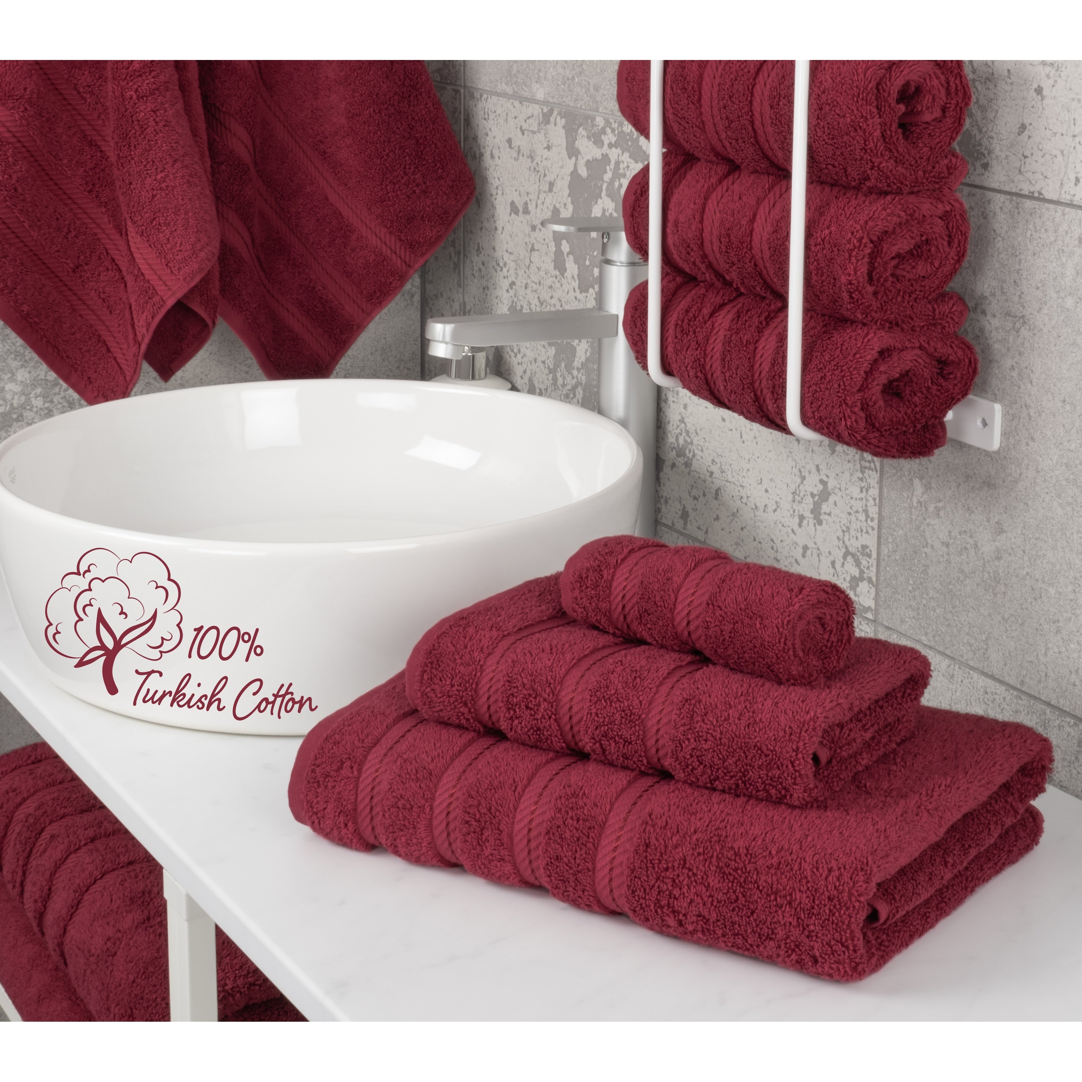 Ensemble de serviettes de bain 3 pièces 100 % coton Serviettes de bain turques de luxe Serviettes de toilette extra larges Ensemble de liquidation