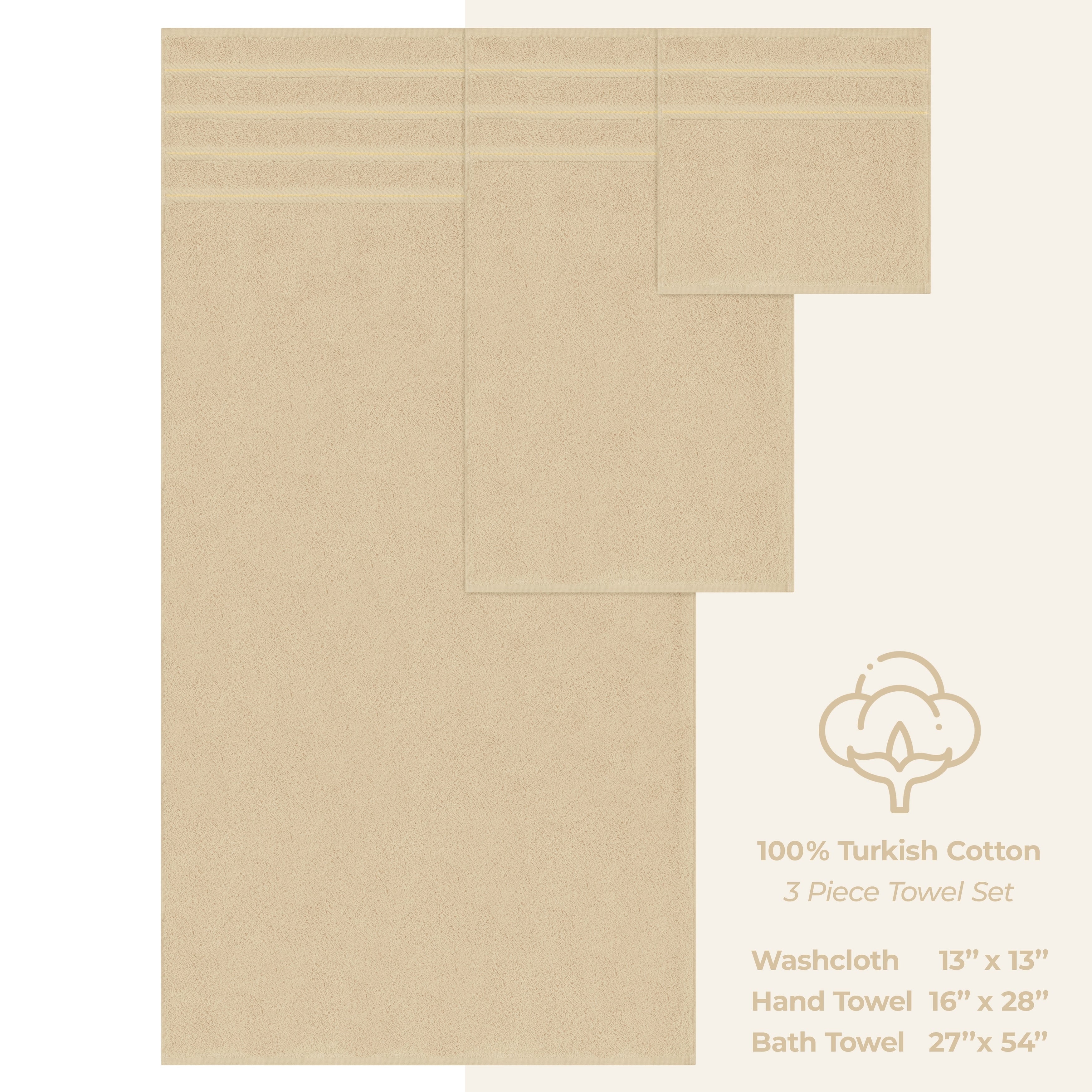 Ensemble de serviettes de bain 3 pièces 100 % coton Serviettes de bain turques de luxe Serviettes de toilette extra larges Ensemble de liquidation