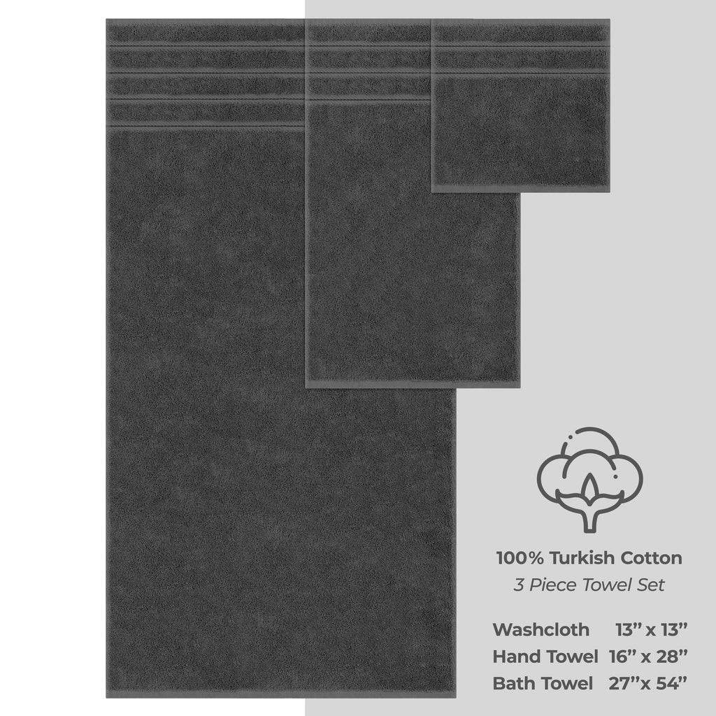 Ensemble de serviettes de bain 3 pièces 100 % coton Serviettes de bain turques de luxe Serviettes de toilette extra larges Ensemble de liquidation
