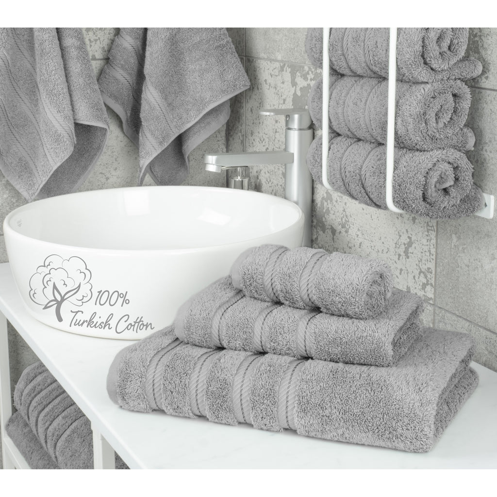 Ensemble de serviettes de bain 3 pièces 100 % coton Serviettes de bain turques de luxe Serviettes de toilette extra larges Ensemble de liquidation