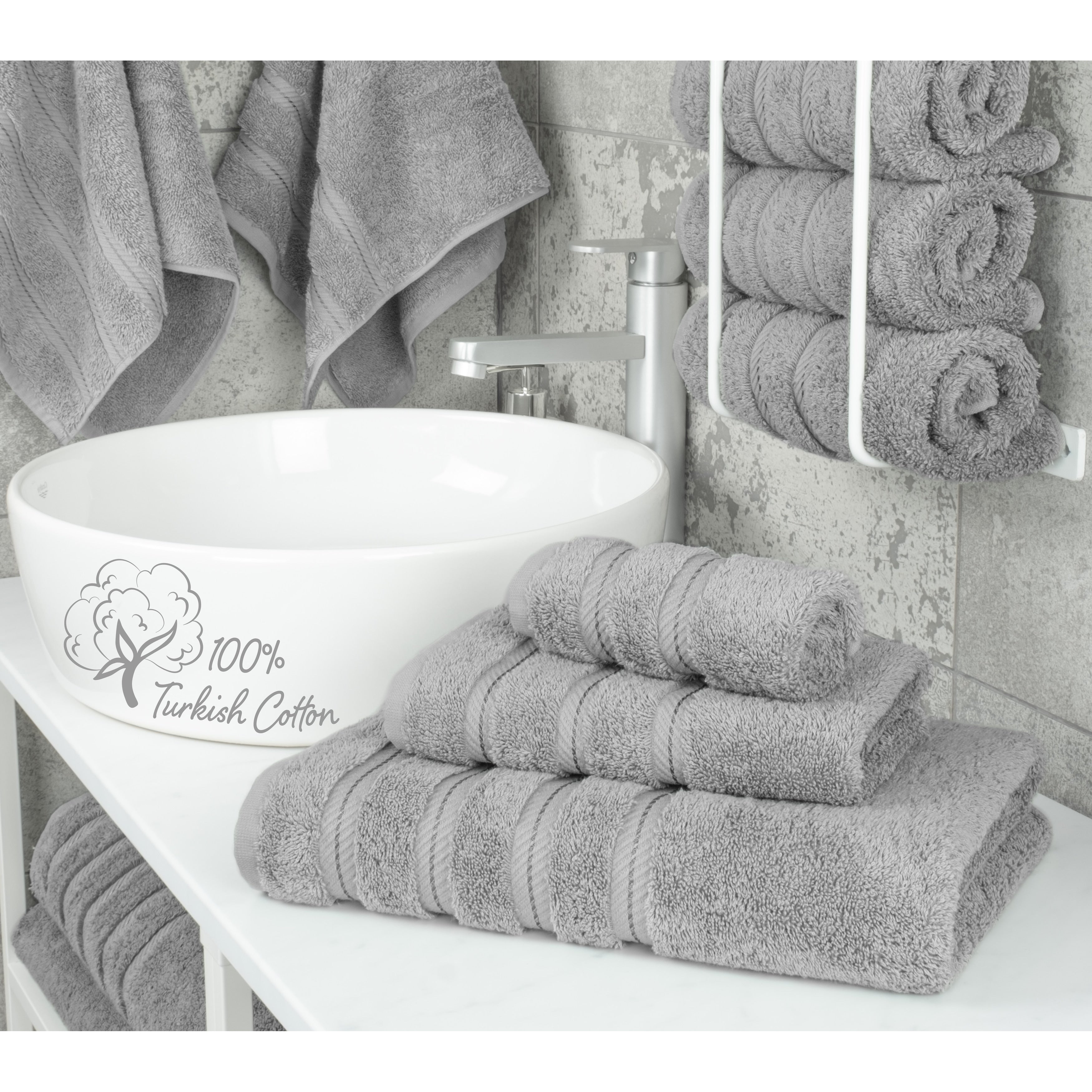 Ensemble de serviettes de bain 3 pièces 100 % coton Serviettes de bain turques de luxe Serviettes de toilette extra larges Ensemble de liquidation