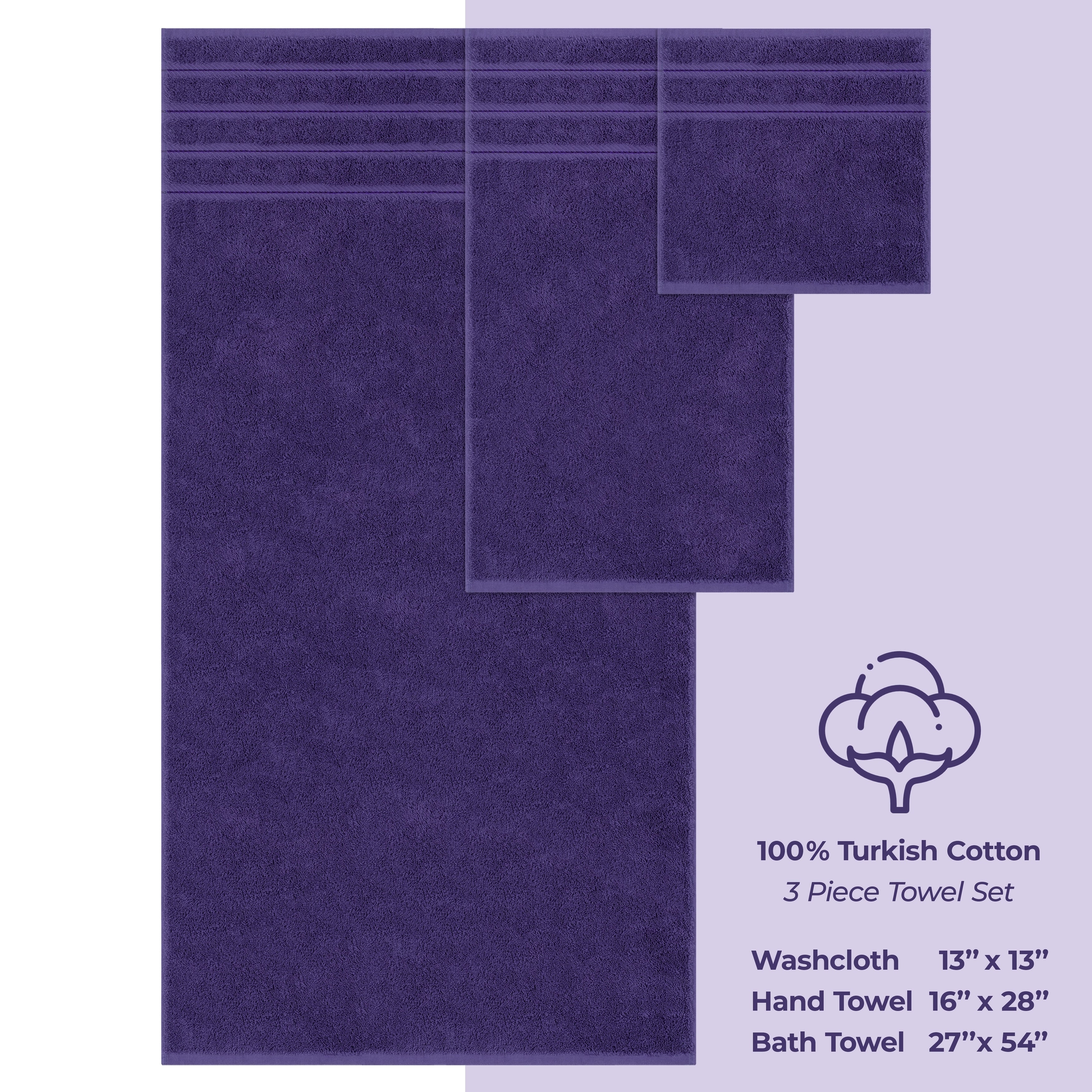 Ensemble de serviettes de bain 3 pièces 100 % coton Serviettes de bain turques de luxe Serviettes de toilette extra larges Ensemble de liquidation