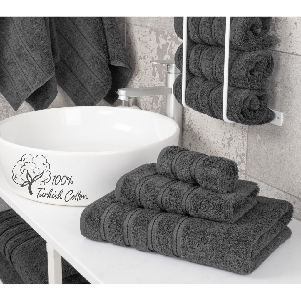 Ensemble de serviettes de bain 3 pièces 100 % coton Serviettes de bain turques de luxe Serviettes de toilette extra larges Ensemble de liquidation