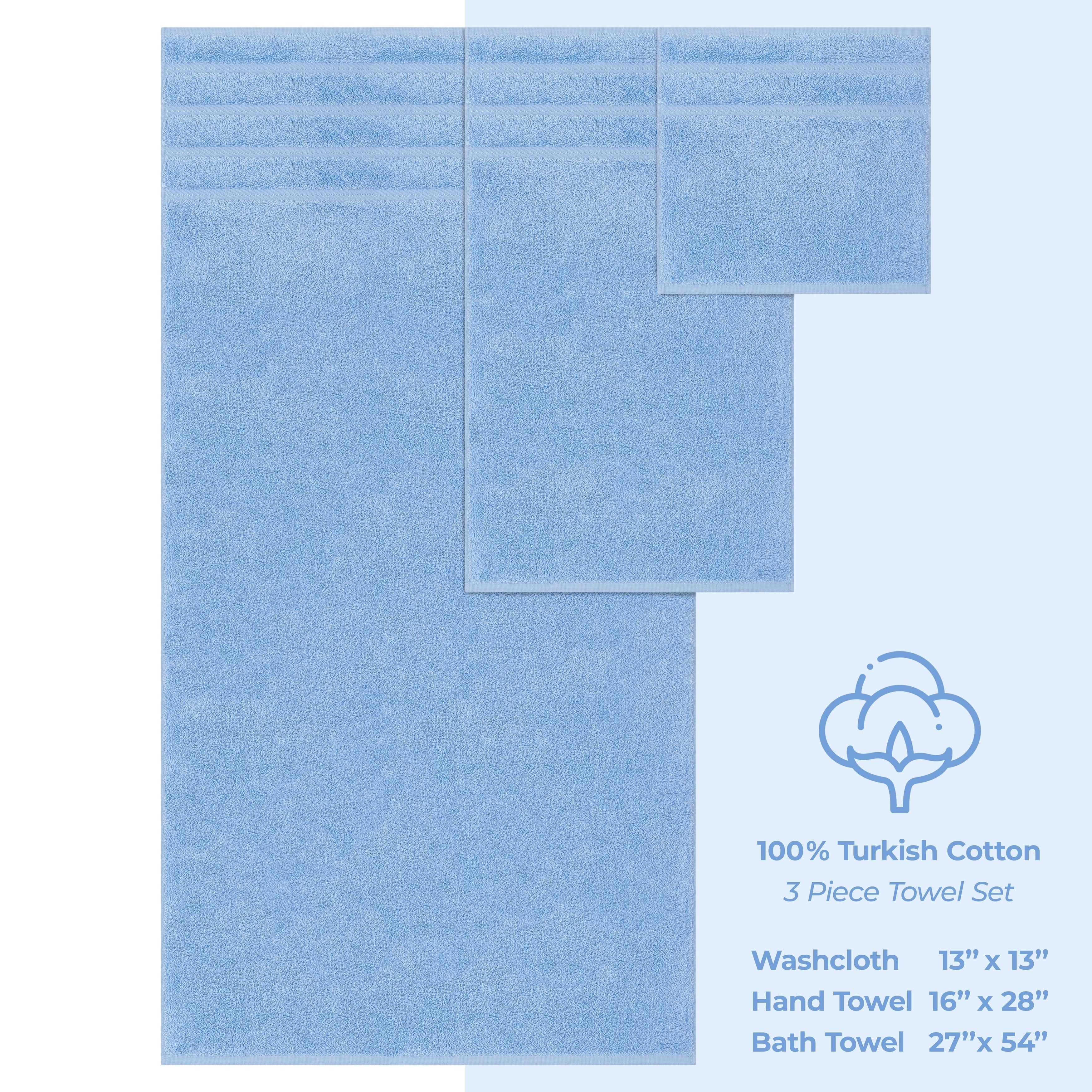 Ensemble de serviettes de bain 3 pièces 100 % coton Serviettes de bain turques de luxe Serviettes de toilette extra larges Ensemble de liquidation