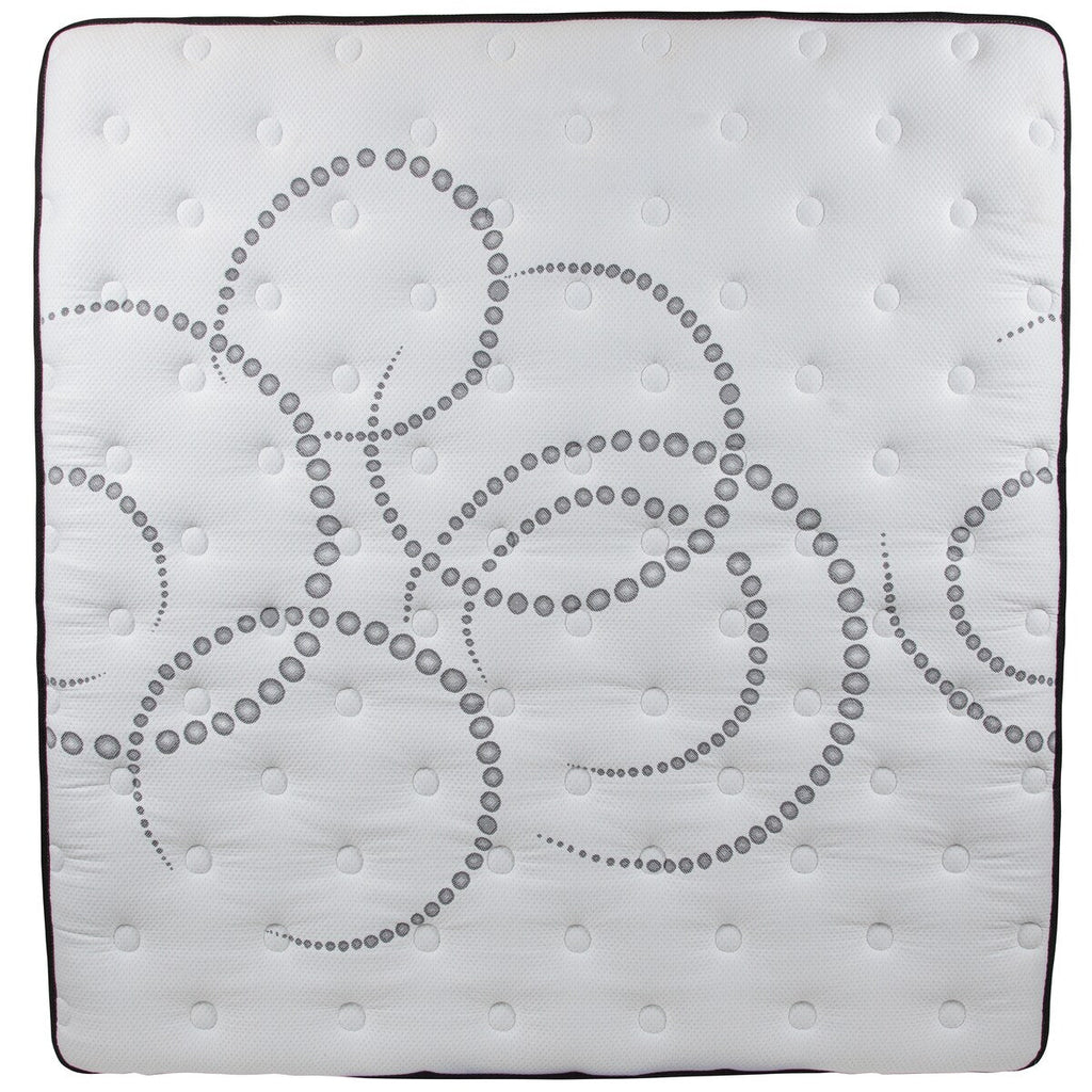 12 Foam and Pocket Spring Mattress, Mattress in a Box - Premium Mattress - White