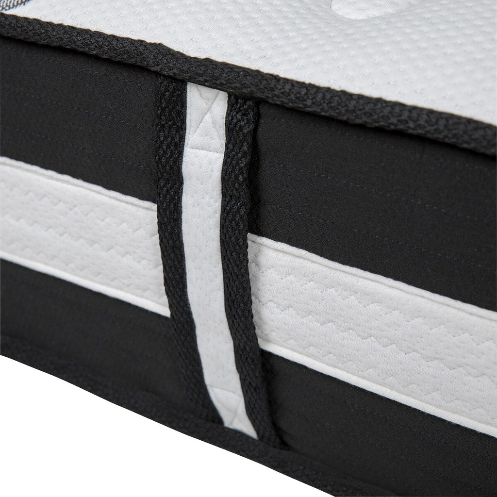 12 Foam and Pocket Spring Mattress, Mattress in a Box - Premium Mattress - White